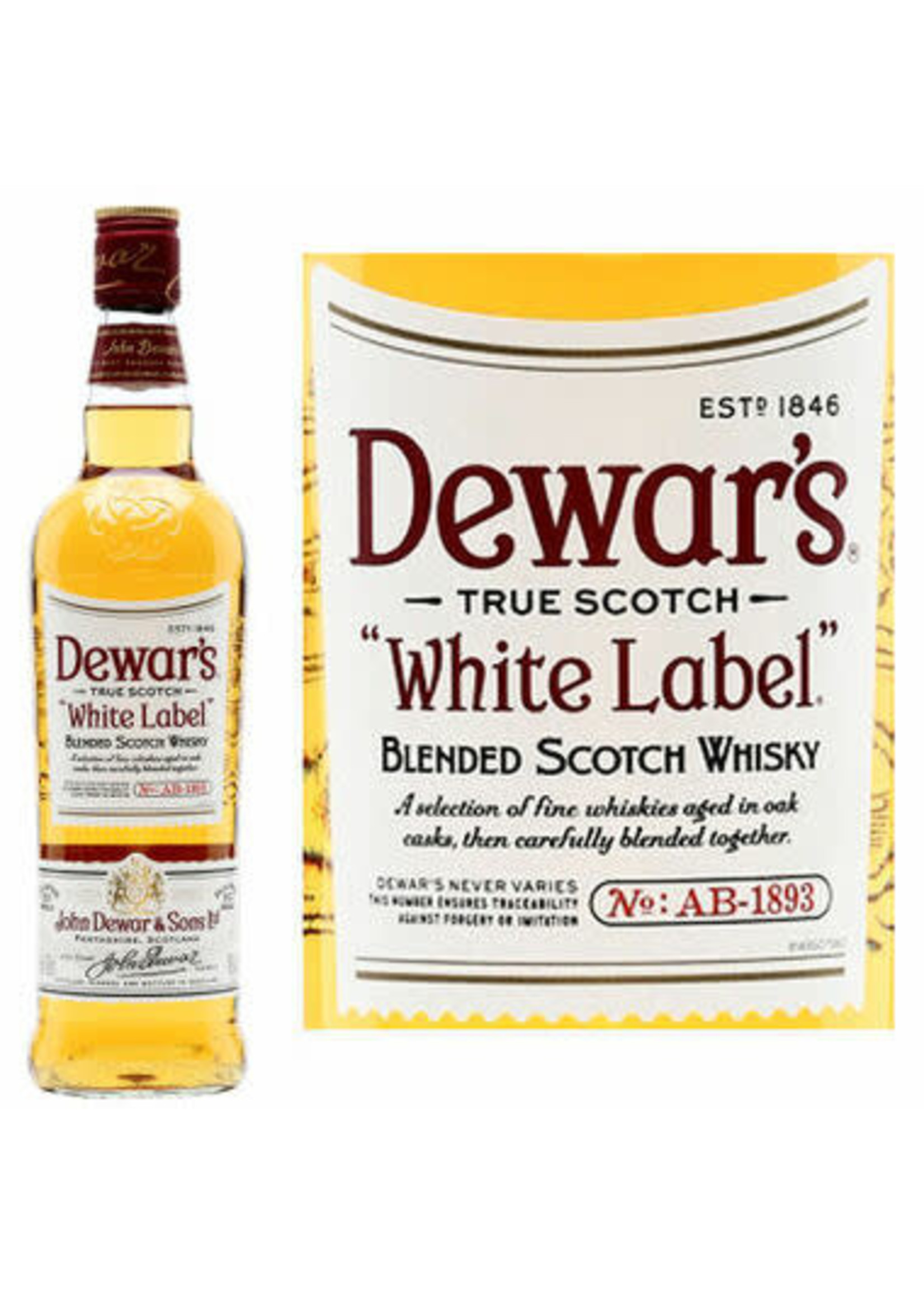 DEWAR'S DEWAR'S	WHITE LABEL SCOTCH	.750L