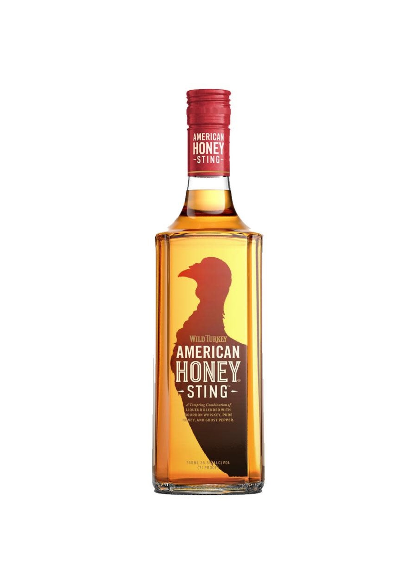 WILD TURKEY WILD TURKEY HONEY STING W/GHOST PEPPERS 	.750L