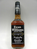 EVAN WILLIAMS EVAN WILLIAMS	 BLACK BOURBON WHISKEY	.750L