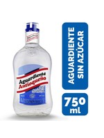 ANTIOQUENO ANTIOQUENO	AGUARDIENTE SIN AZUCAR	.750L