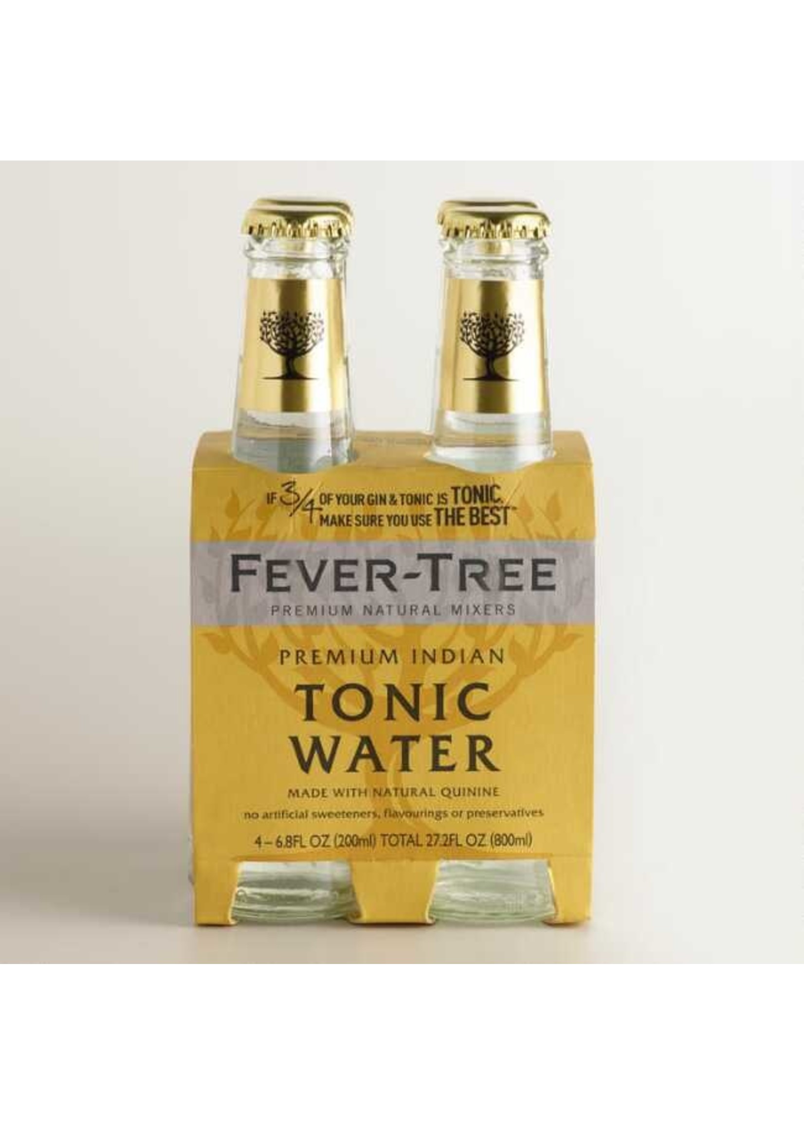 FEVER-TREE FEVER-TREE	TONIC WATER YELLOW 4PK 	.200L