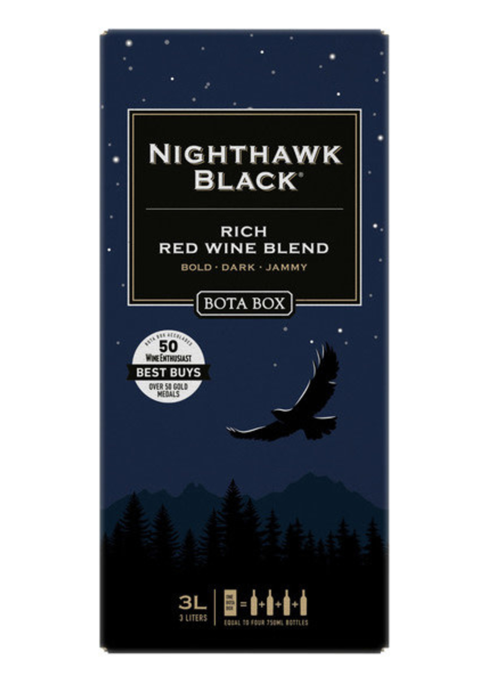 BOTA BOX BOTA BOX	NIGHTHAWK BLACK  RICH RED BLEND	3.0L