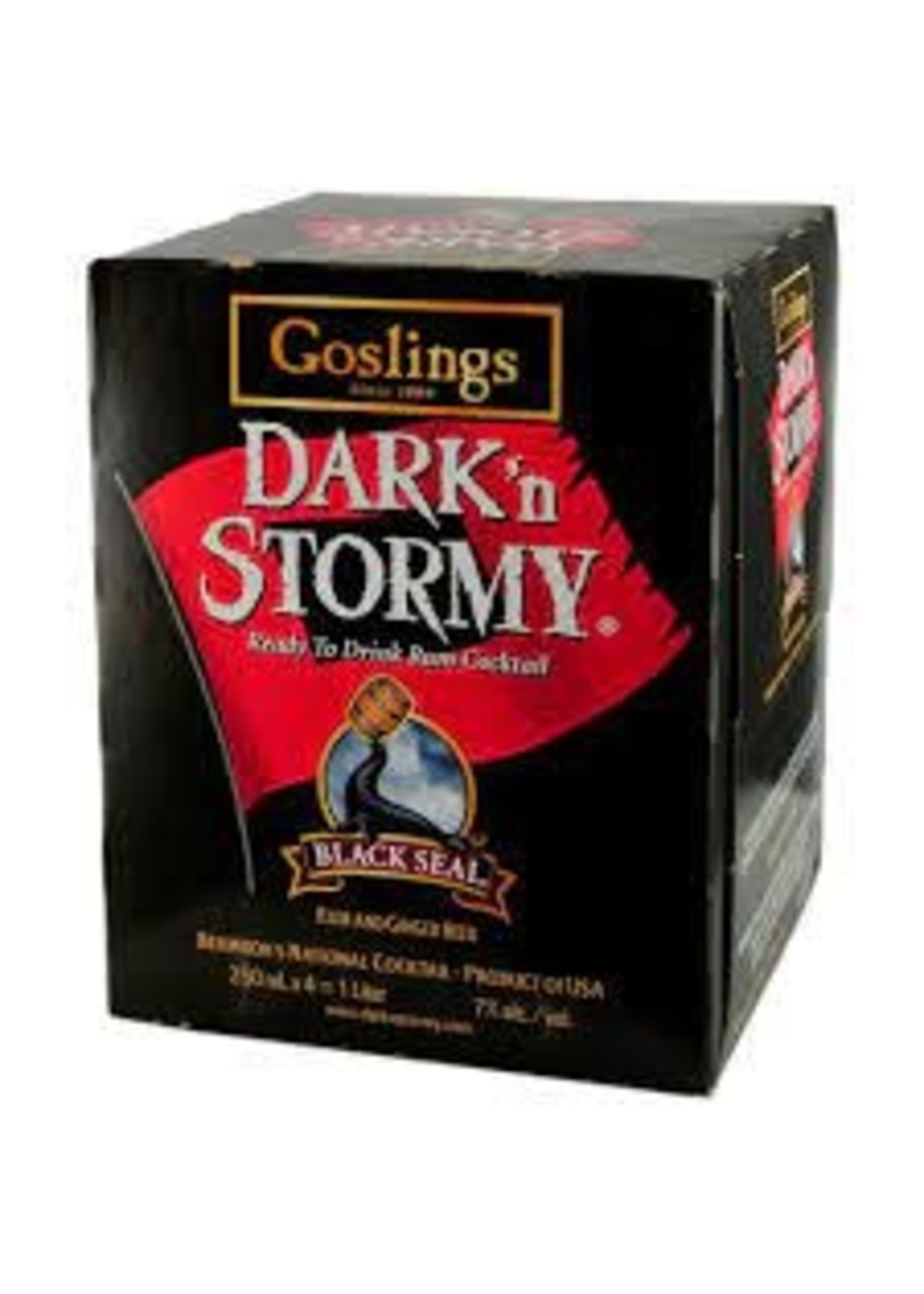 GOSLING'S GOSLING'S	DARK'N STORMY - RTD	.355L (4PK)