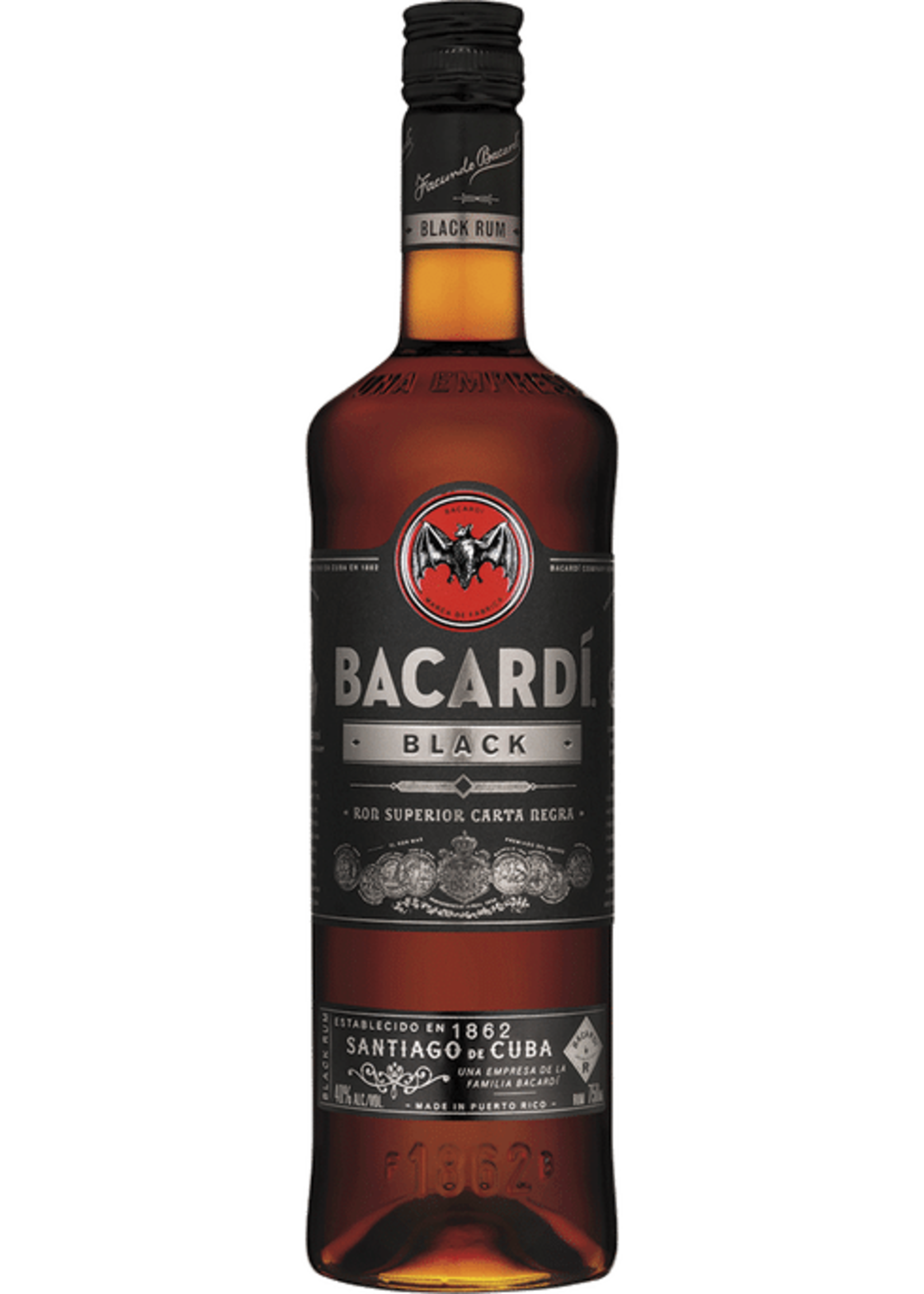 BACARDI BACARDI	BLACK RUM	.750L