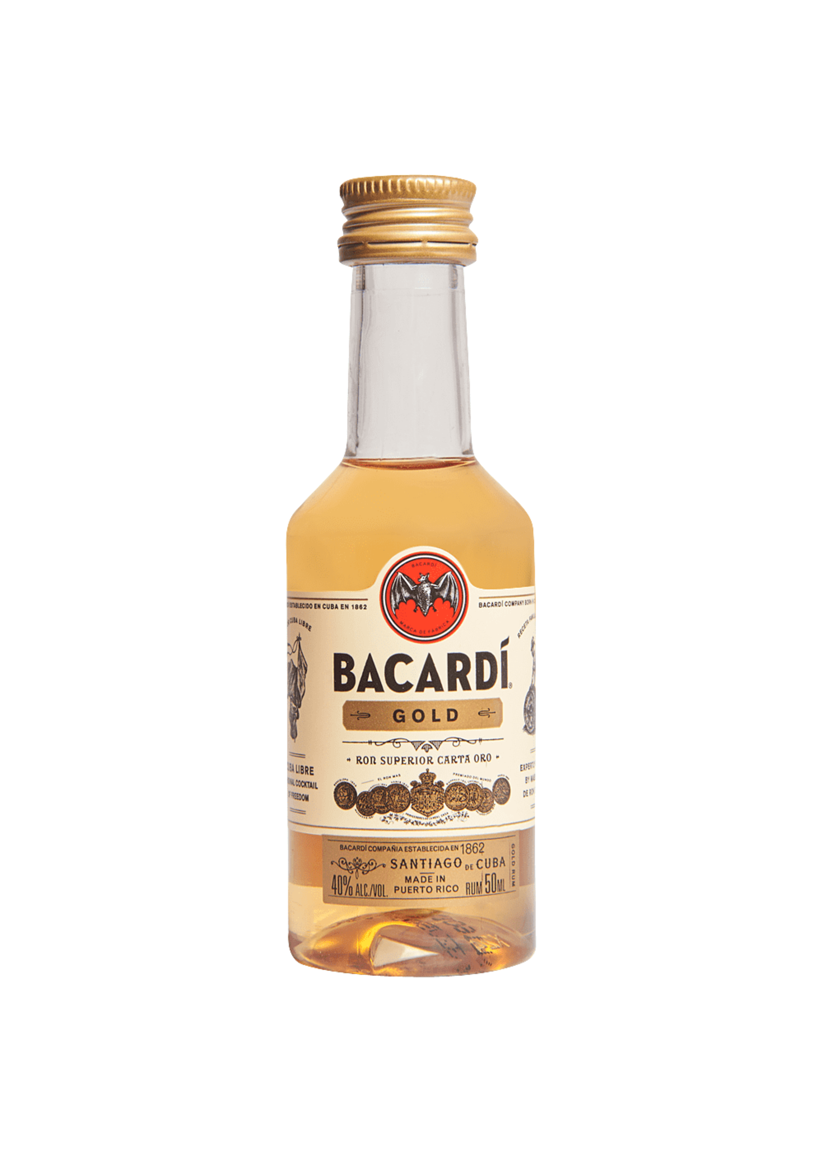 BACARDI BACARDI	GOLD RUM	.050L