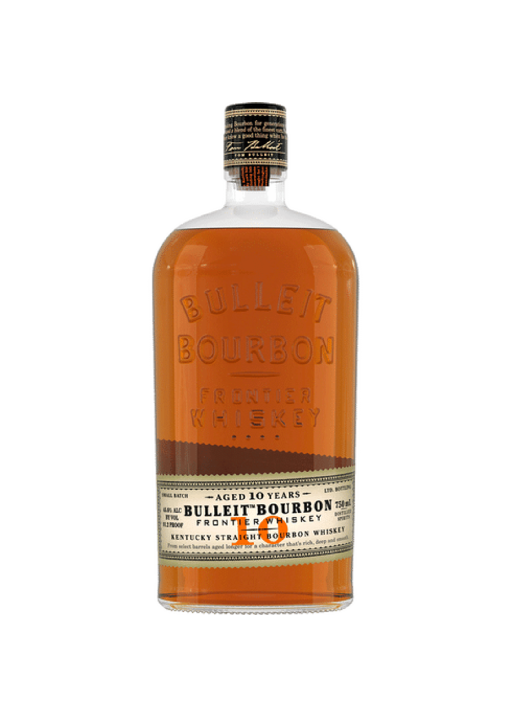 BULLEIT BULLEIT	10 YR BOURBON	.750L