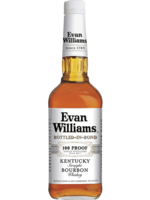 EVAN WILLIAMS EVAN WILLIAMS	BOURBON BTL'D IN BOND 100PF	.750L