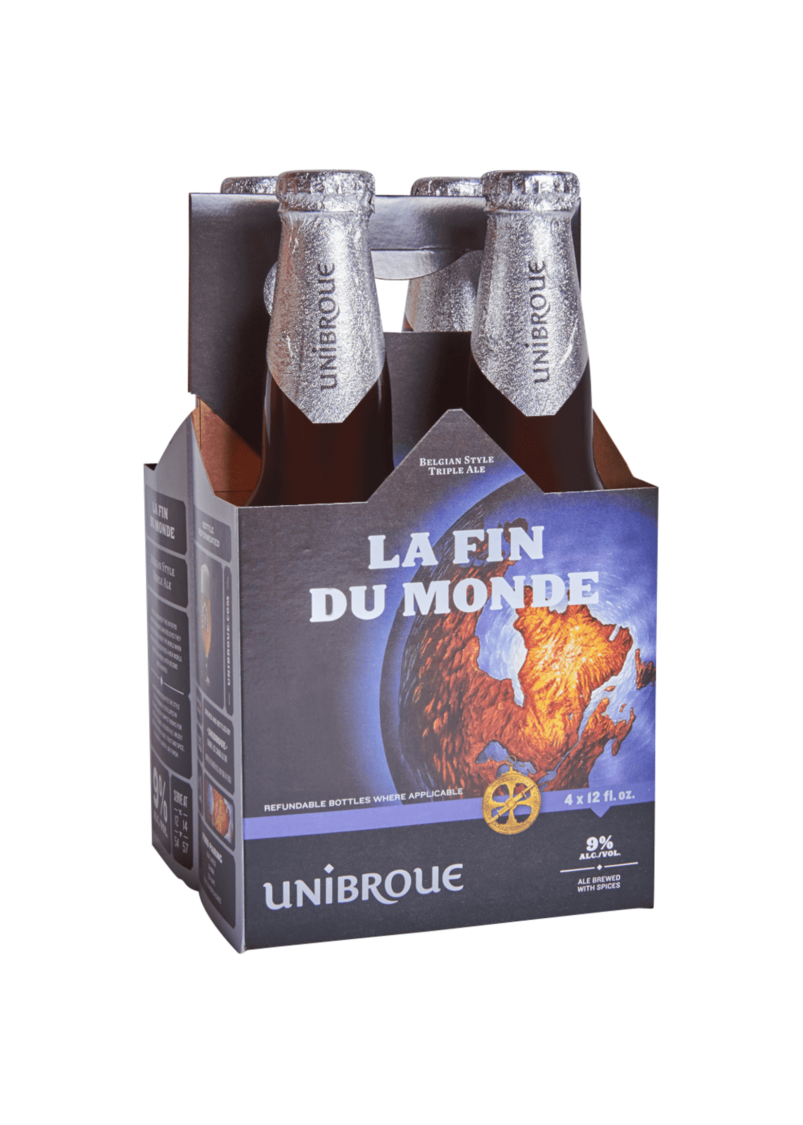 UNIBROUE UNIBROUE	LA FIN DU MONDE 4PK	12 OZ BTLS