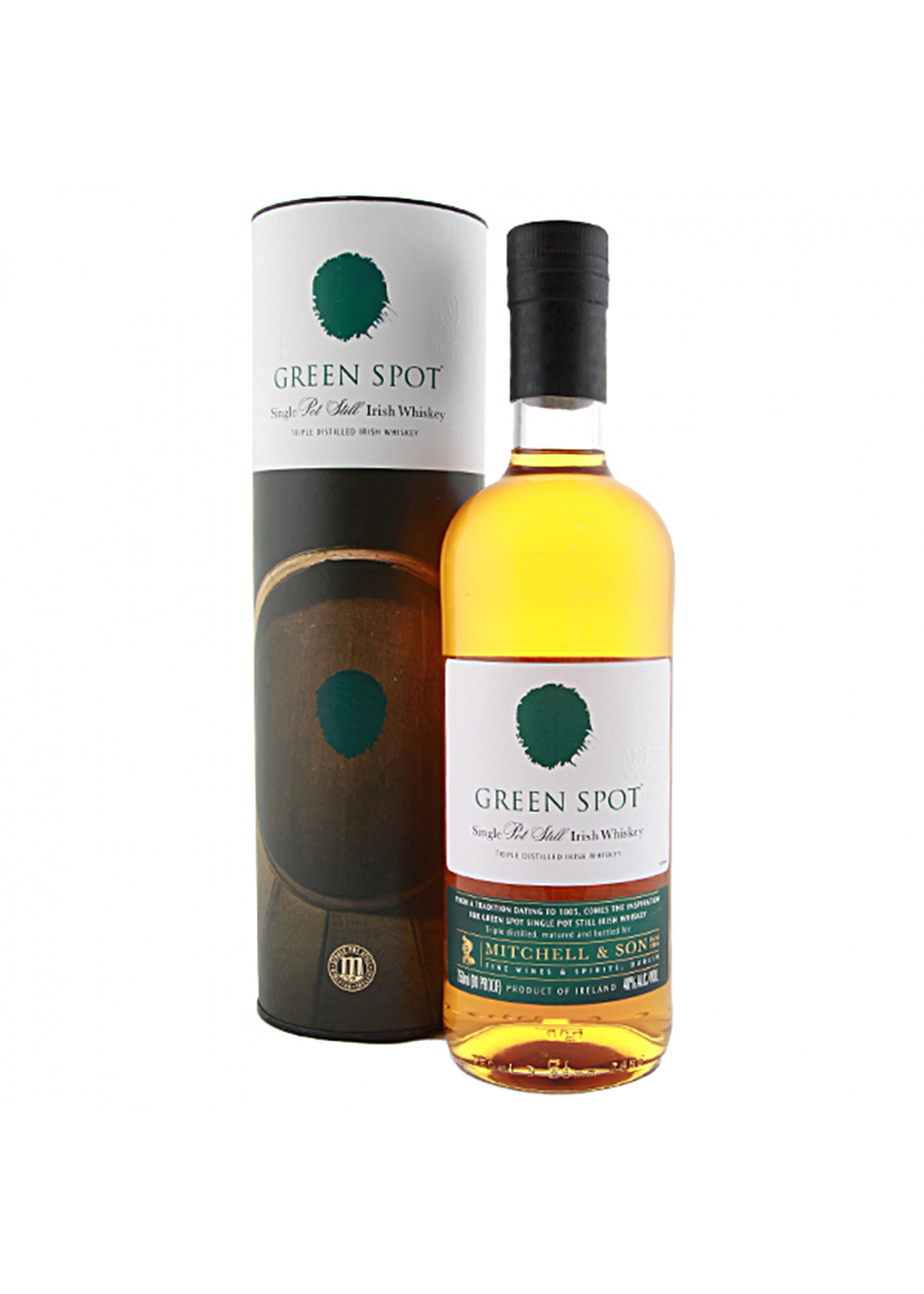 GREEN SPOT	SINGLE POT STILL IRISH WHISKEY	.750L