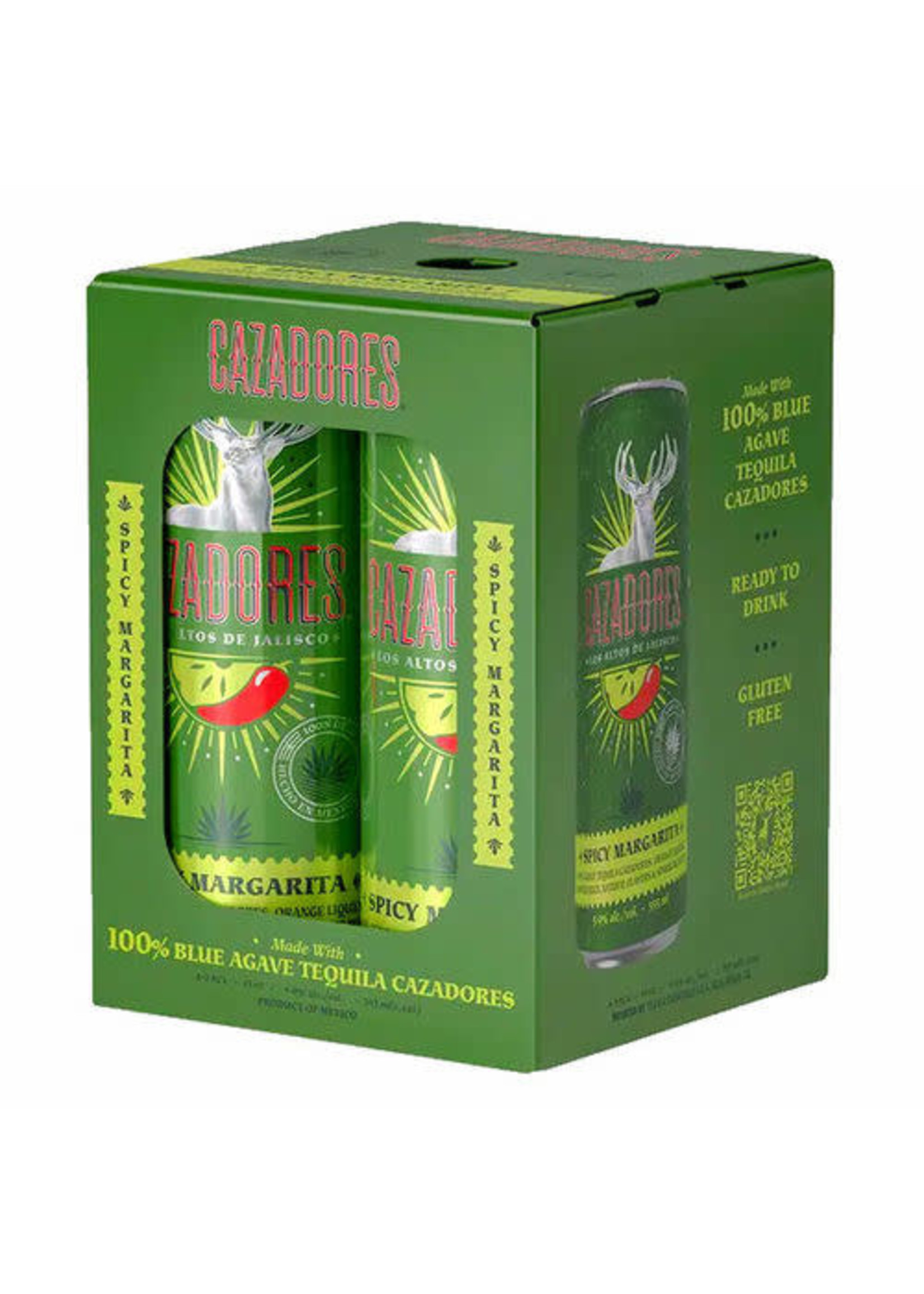 CAZADORES MARGARITA 4PK 12OZ