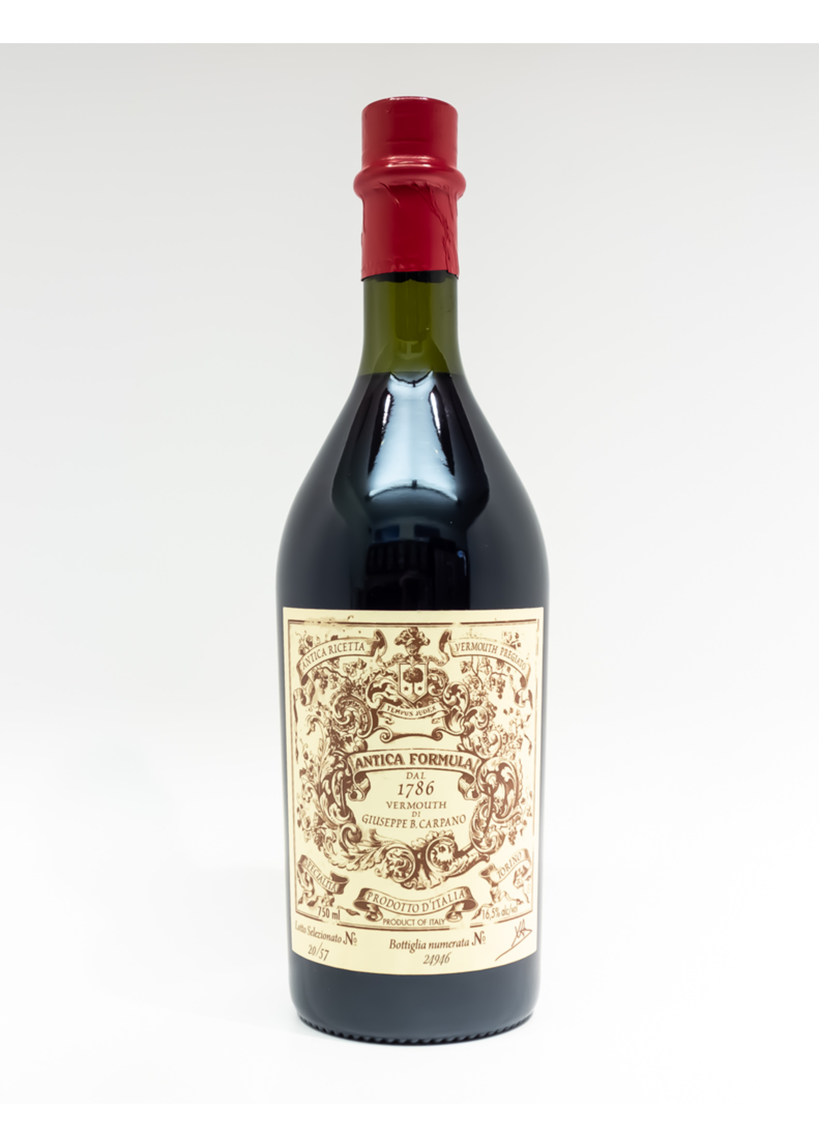 CARPANO ANTICA FORMULA	VERMOUTH ROUGE	.750L