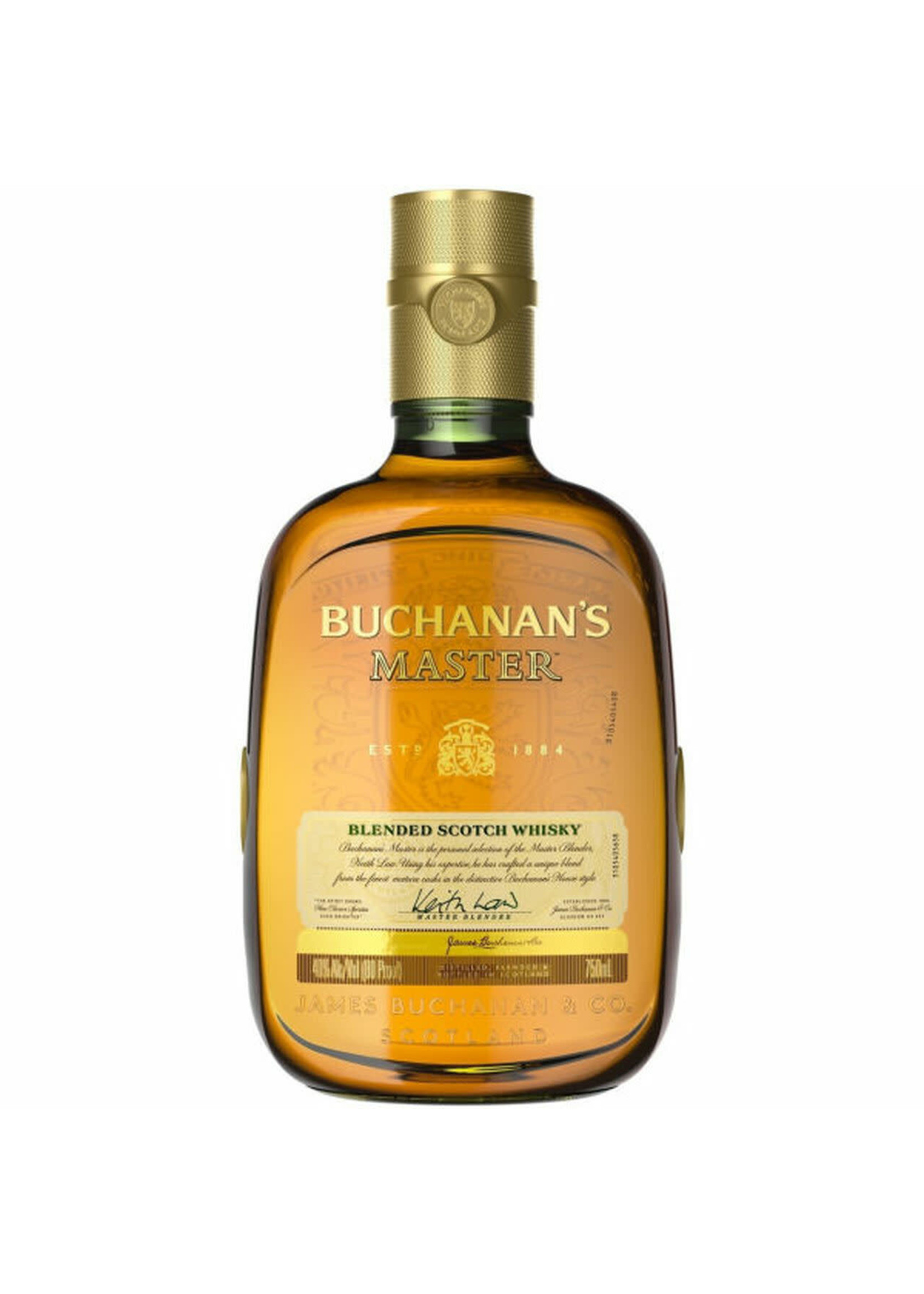 BUCHANAN'S MASTER BLENDED SCOTCH .750L
