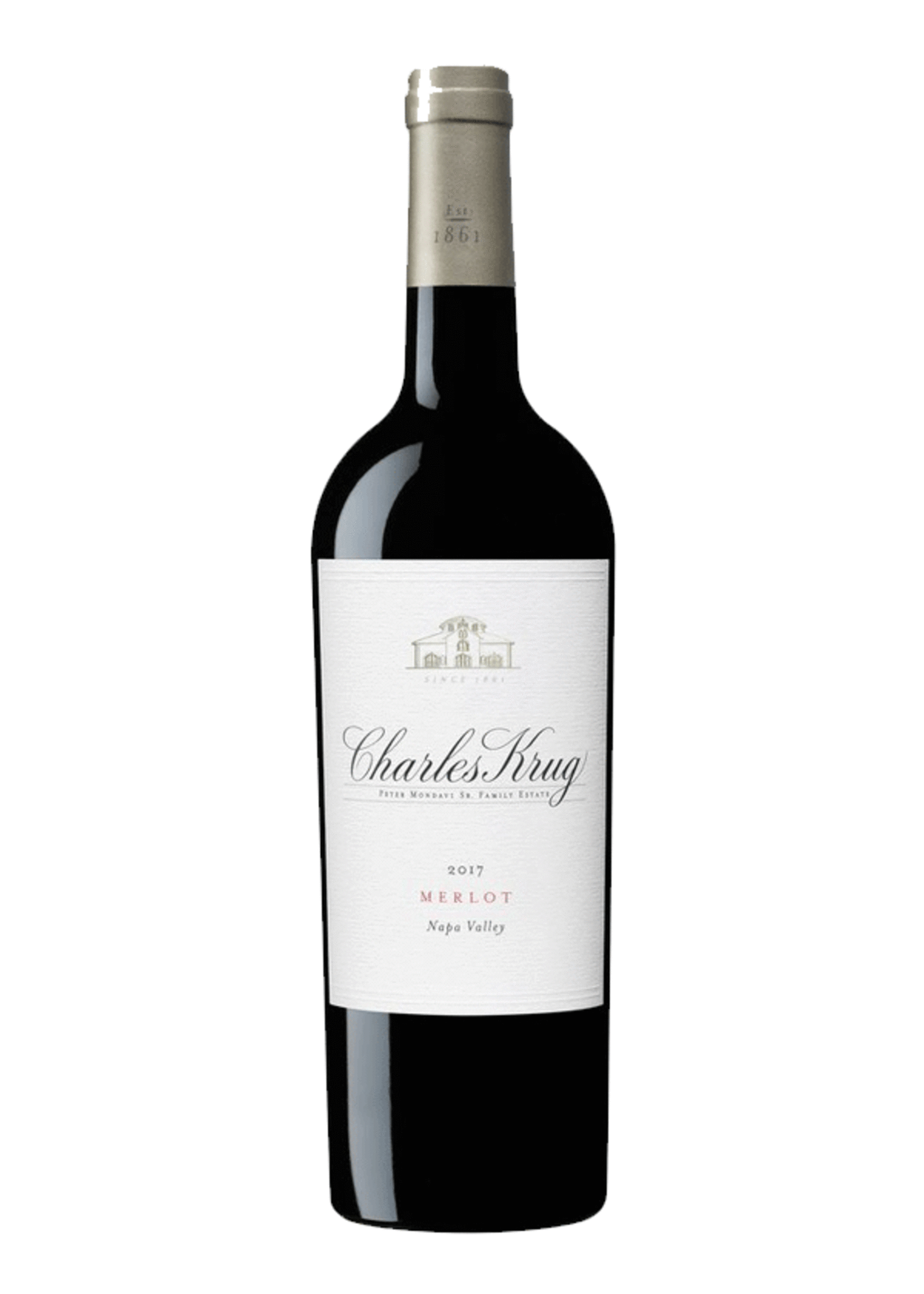 CHARLES KRUG CHARLES KRUG	MERLOT NAPA VALLEY 	.750L