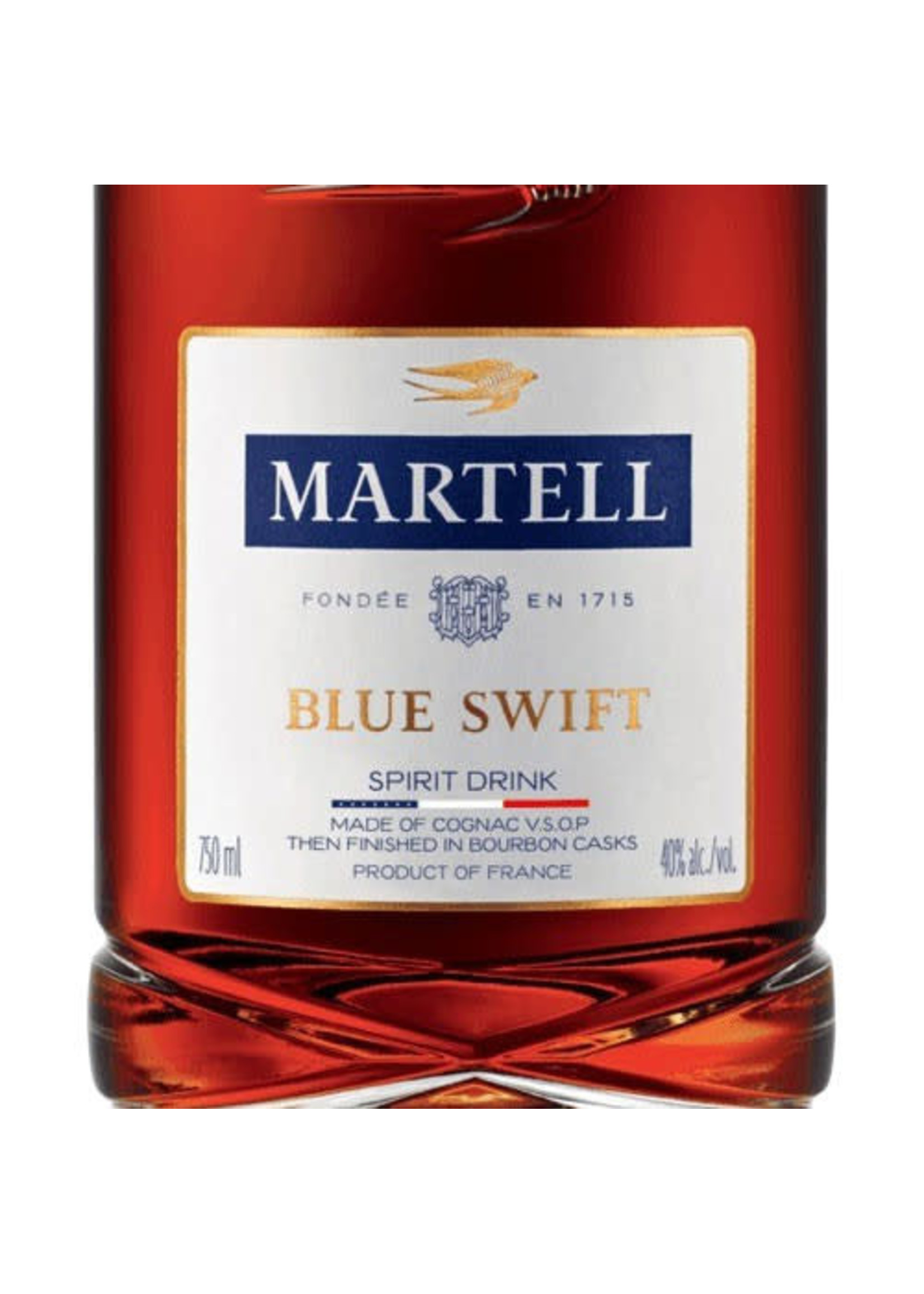 MARTELL MARTELL	BLUE SWIFT COGNAC VSOP	.750L