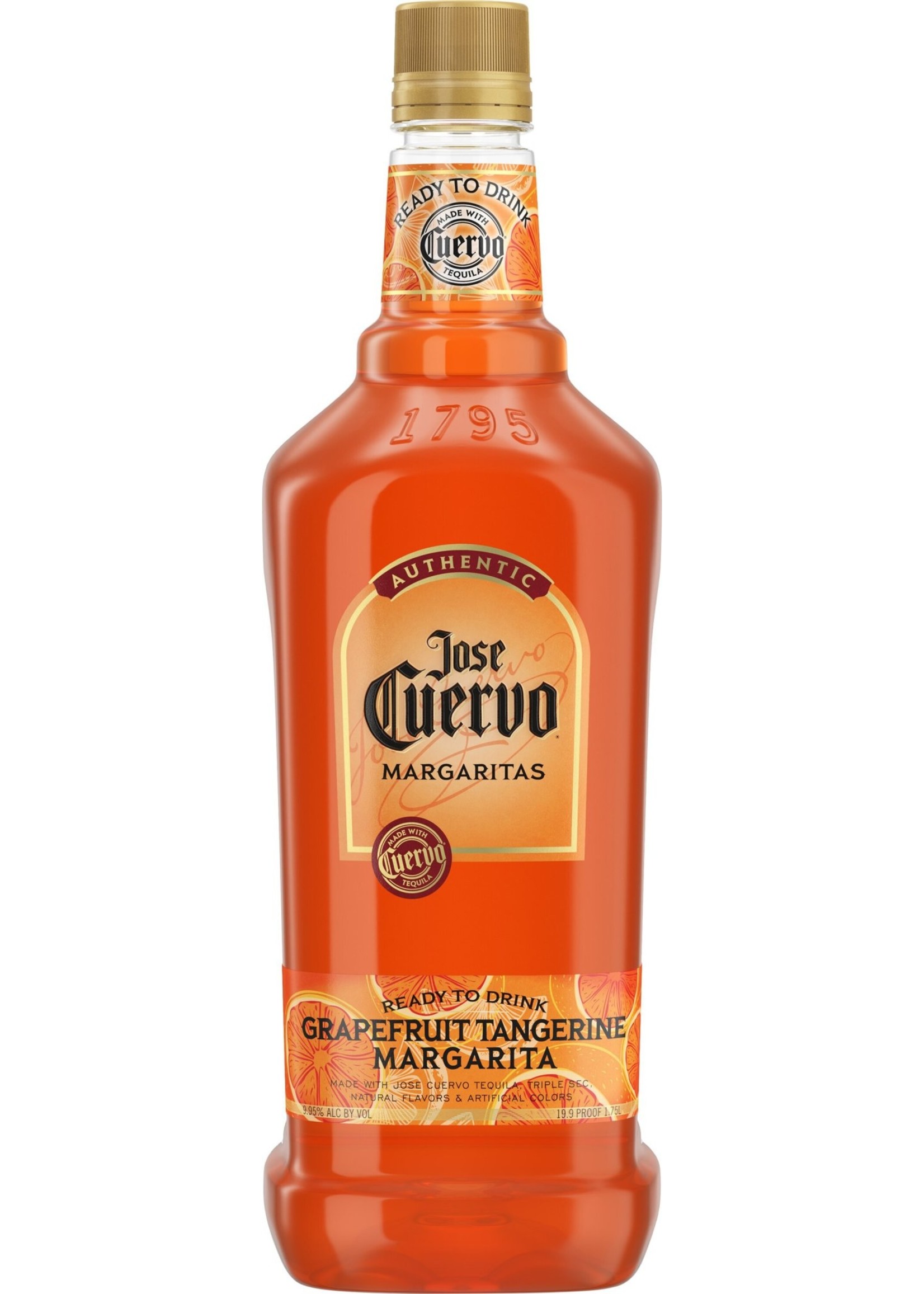 JOSE CUERVO RTD JOSE CUERVO RTD AUTHENTIC GFRT TANGERINE MARGARITA 	1.75L