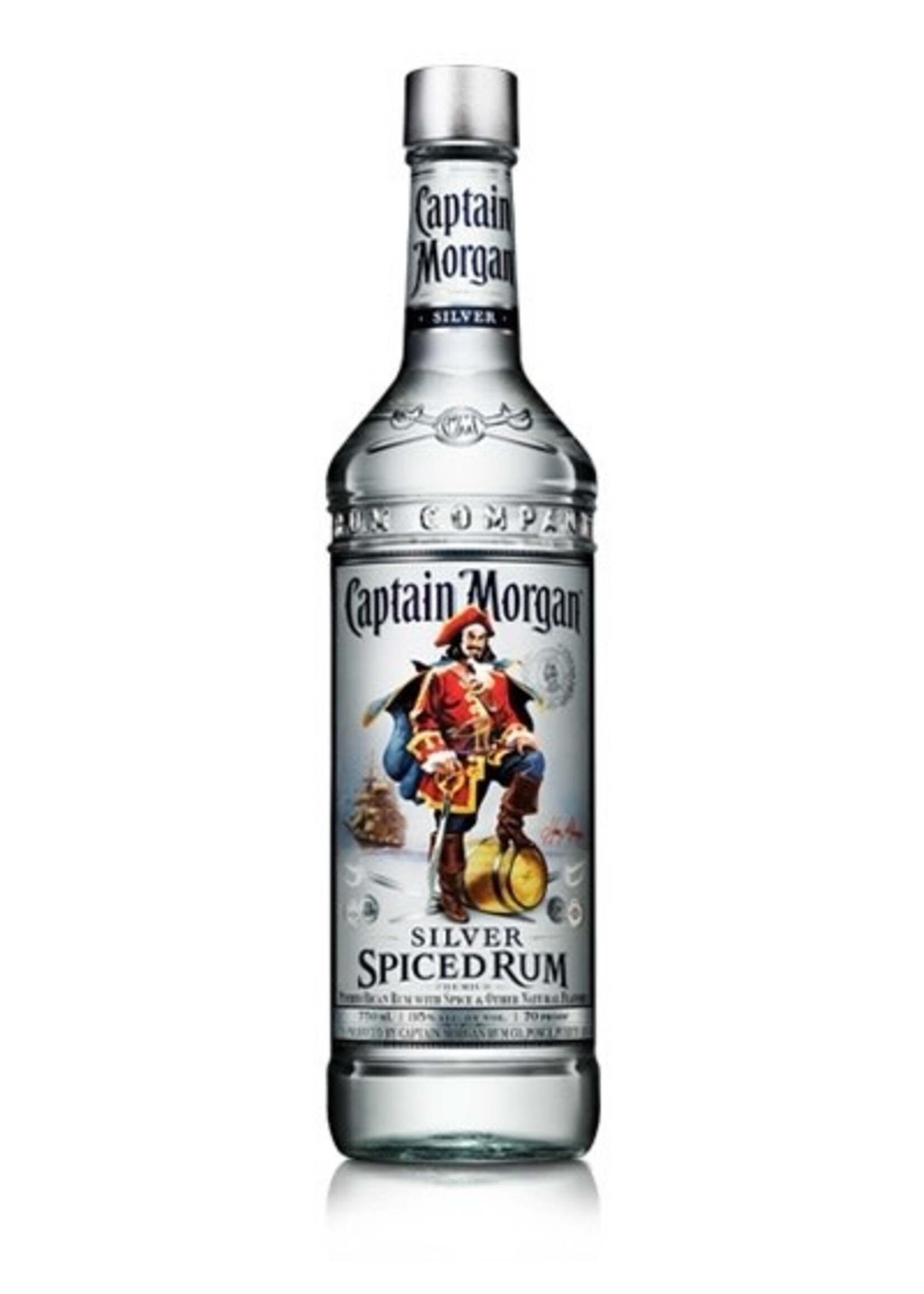 CAPT MORGAN CAPTAIN MORGAN	SILVER SPICED RUM	.750L