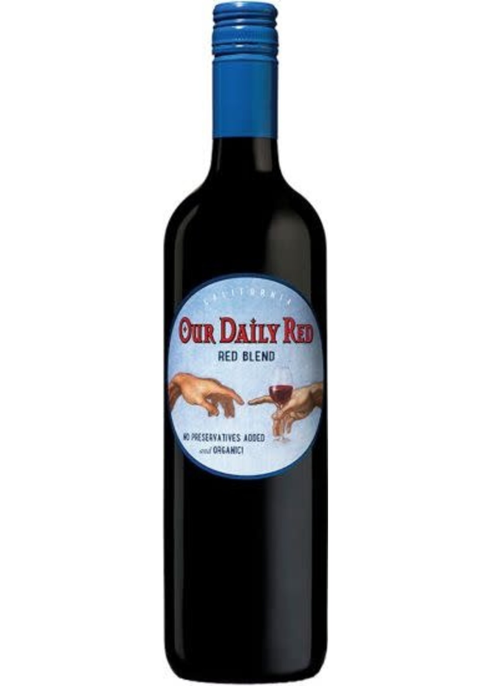 OUR DAILY RED OUR DAILY RED	ORGANIC RED BLEND	.750L