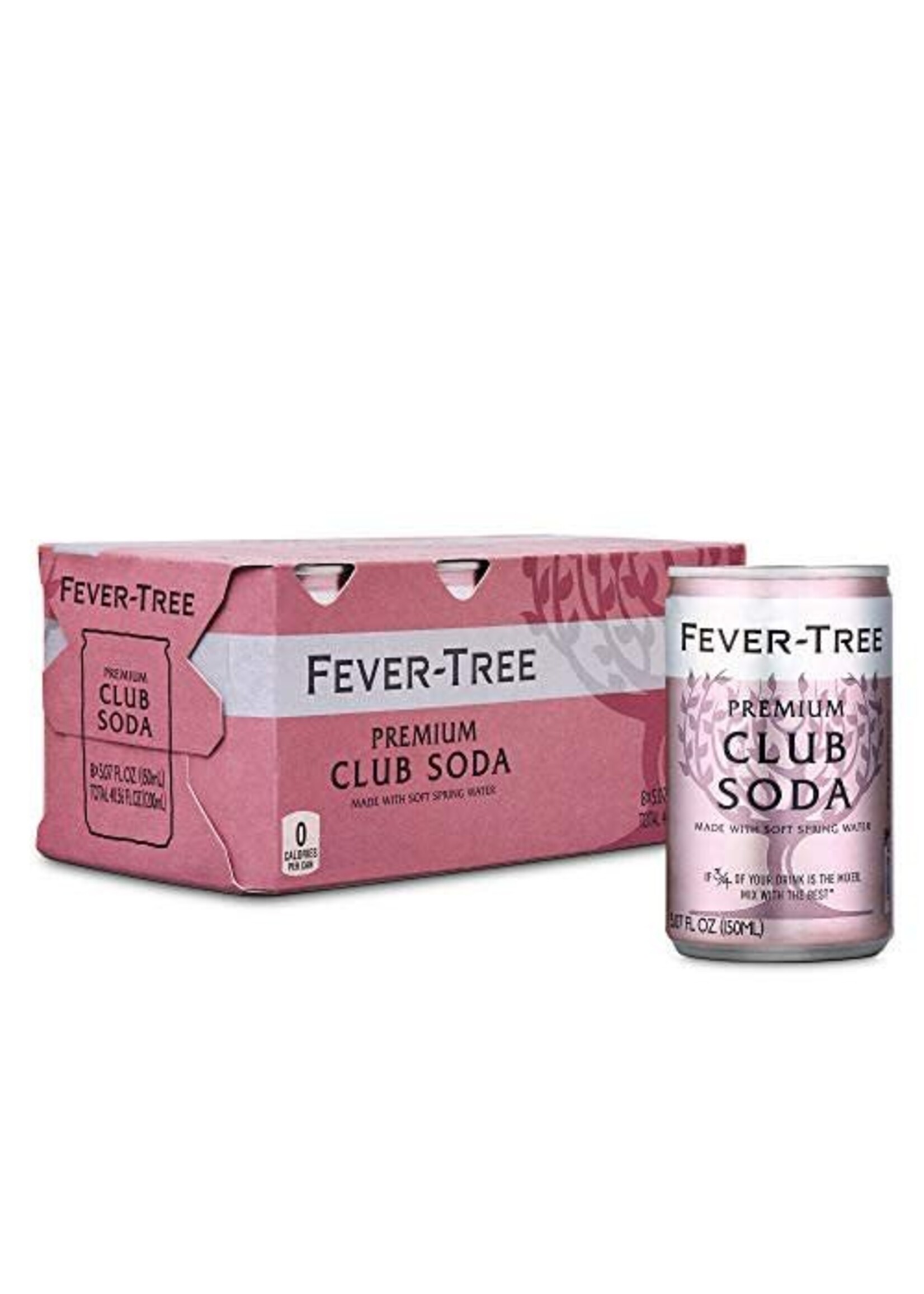 FEVER-TREE FEVER-TREE	CLUB SODA 8PK CANS	5 OZ