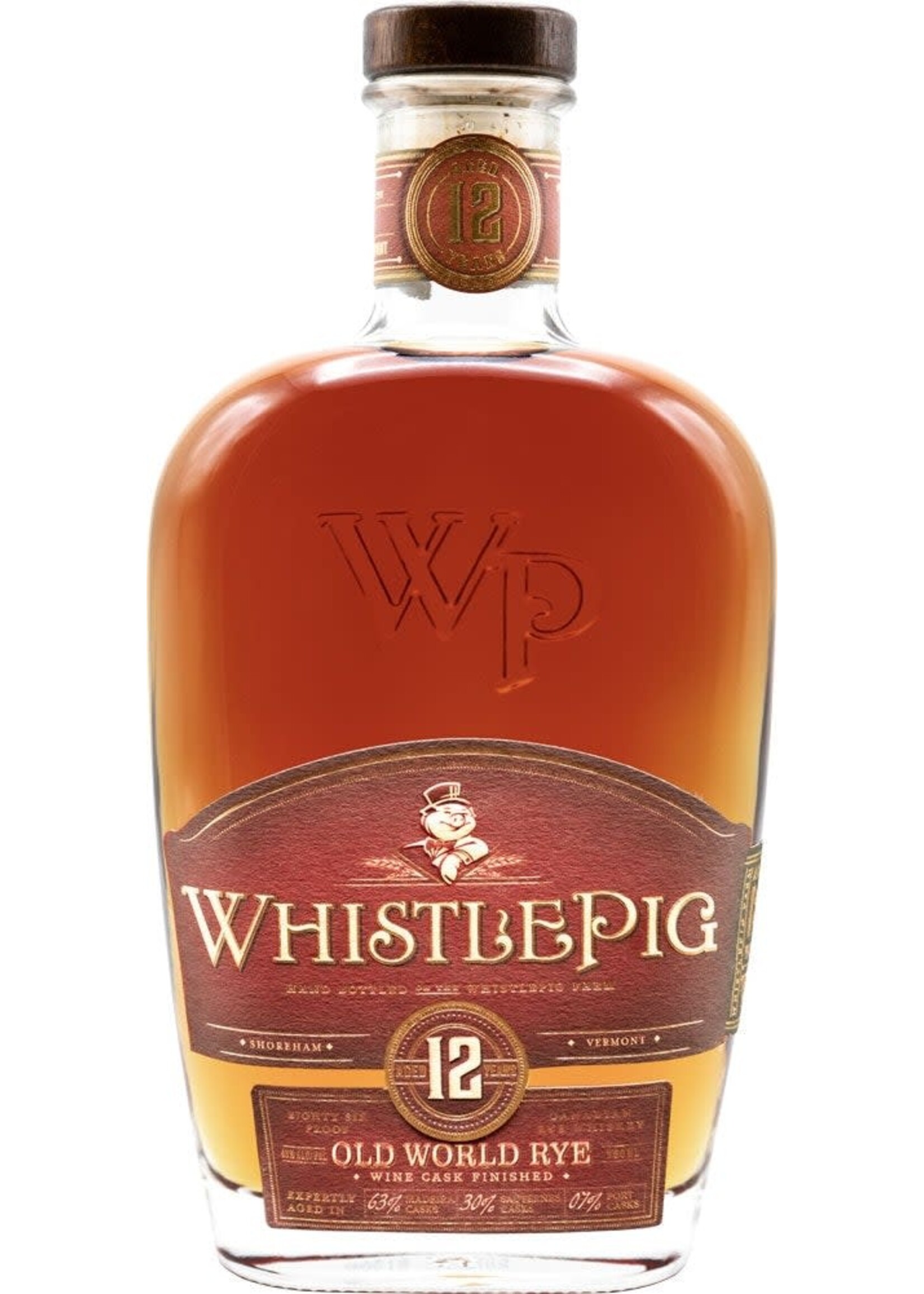 WHISTLE PIG WHISTLE PIG RYE 12 YEAR	.750L