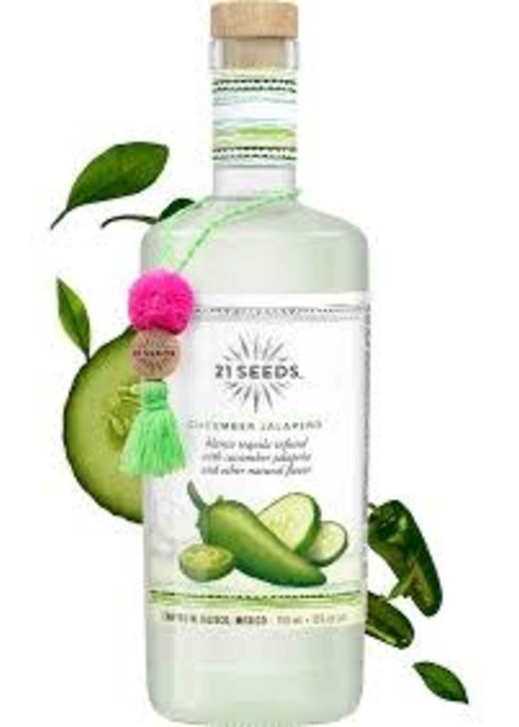 21 SEEDS CUCUMBER JALAPENO TEQUILA .750L