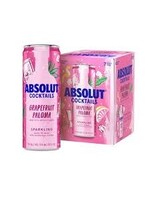 ABSOLUT ABSOLUT	GRAPEFRUIT PALOMA  COCKTAIL	4PK .355L