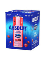 ABSOLUT ABSOLUT	OCEAN SPRAY CRANBERRY  SPARKLING  4PK