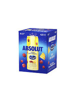 ABSOLUT JUICE ABSOLUT CRAN-PINEAPPLE VODKA COCKTAIL 4PK