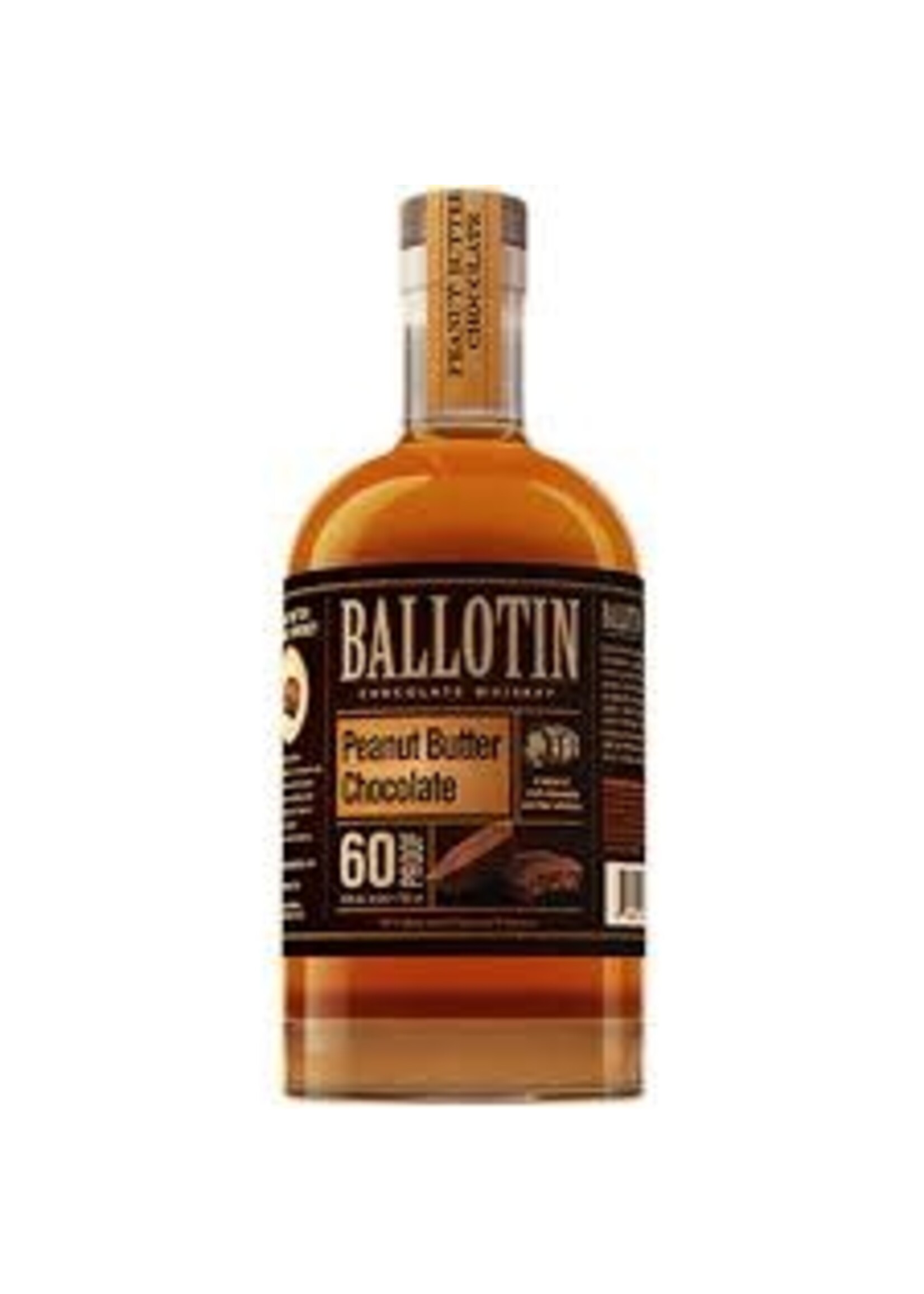 BALLOTIN CHOCOLATE PEANUT BUTTER CREAM WHISKEY .750L