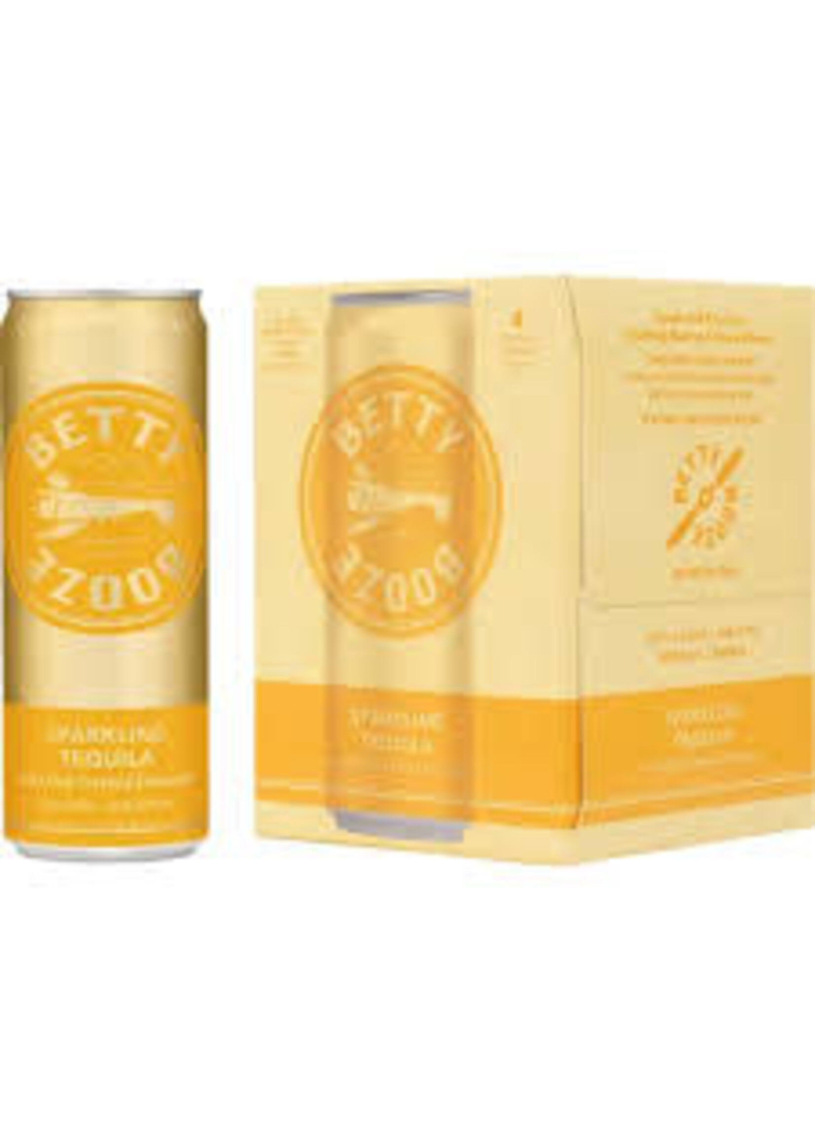 BETTY BOOZE SPK TEQUILA W/SMOKED LEMONADE 4PK .355L