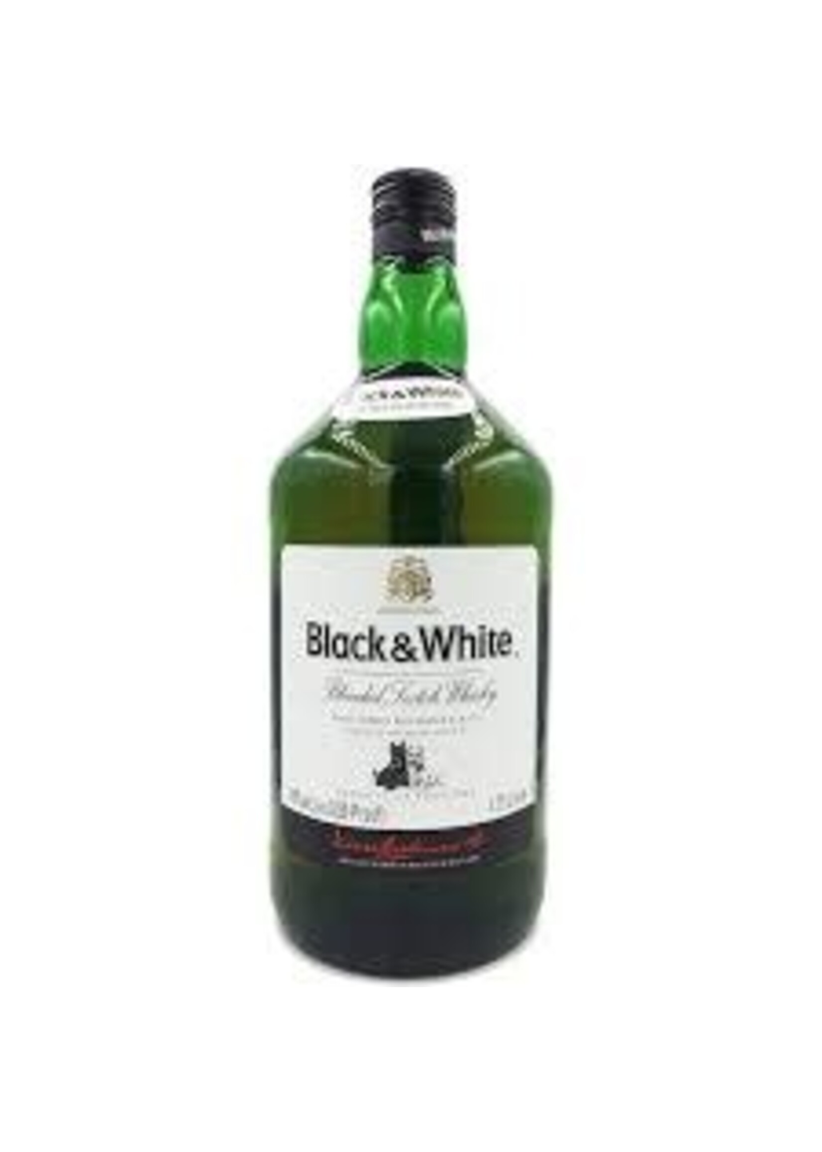 BLACK & WHITE SCOTCH 1.75L