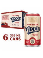 BLAKE'S HARD CIDER AMERICAN APPLE 6PK CANS