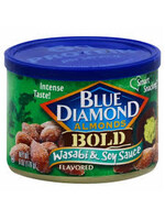 BLUE DIAMOND ALMONDS WASABI BOLD 6 OZ