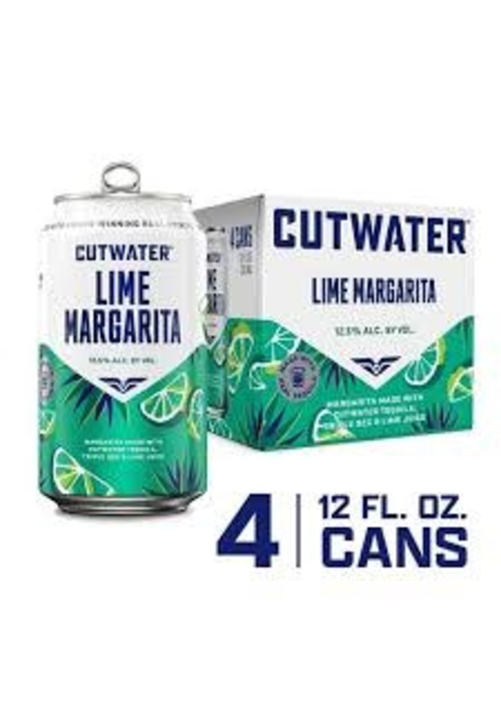 CUTWATER SPIRITS CUTWATER SPIRITS	LIME MARGARITA 4PK	12 OZ