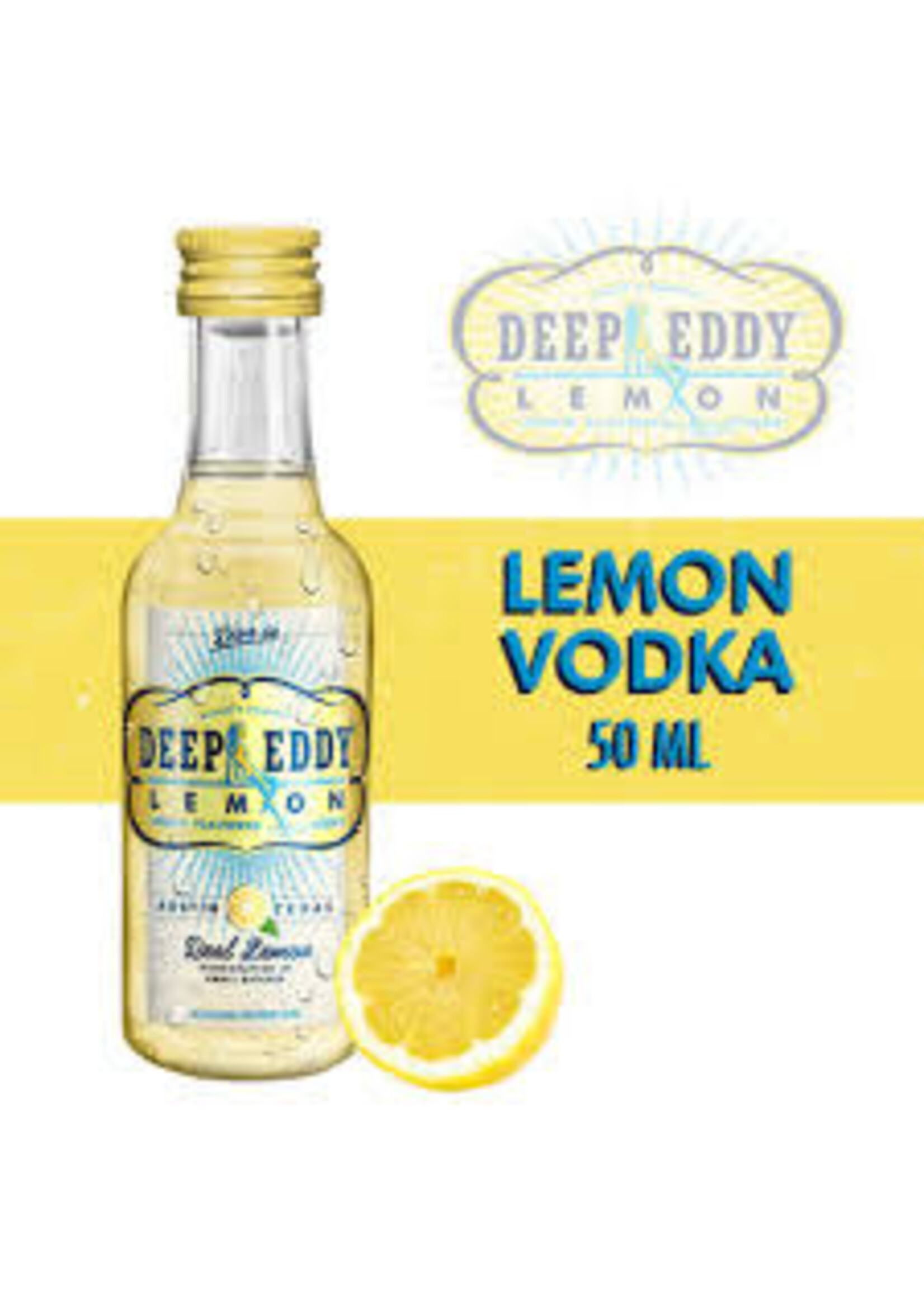 DEEP EDDY DEEP EDDY	LEMON VODKA 	.050L (50ML)