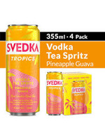 SVEDKA SVEDKA VODKA COCKTAIL PINEAPPLE GUAVA TROPICS 4X.355L (4PK)