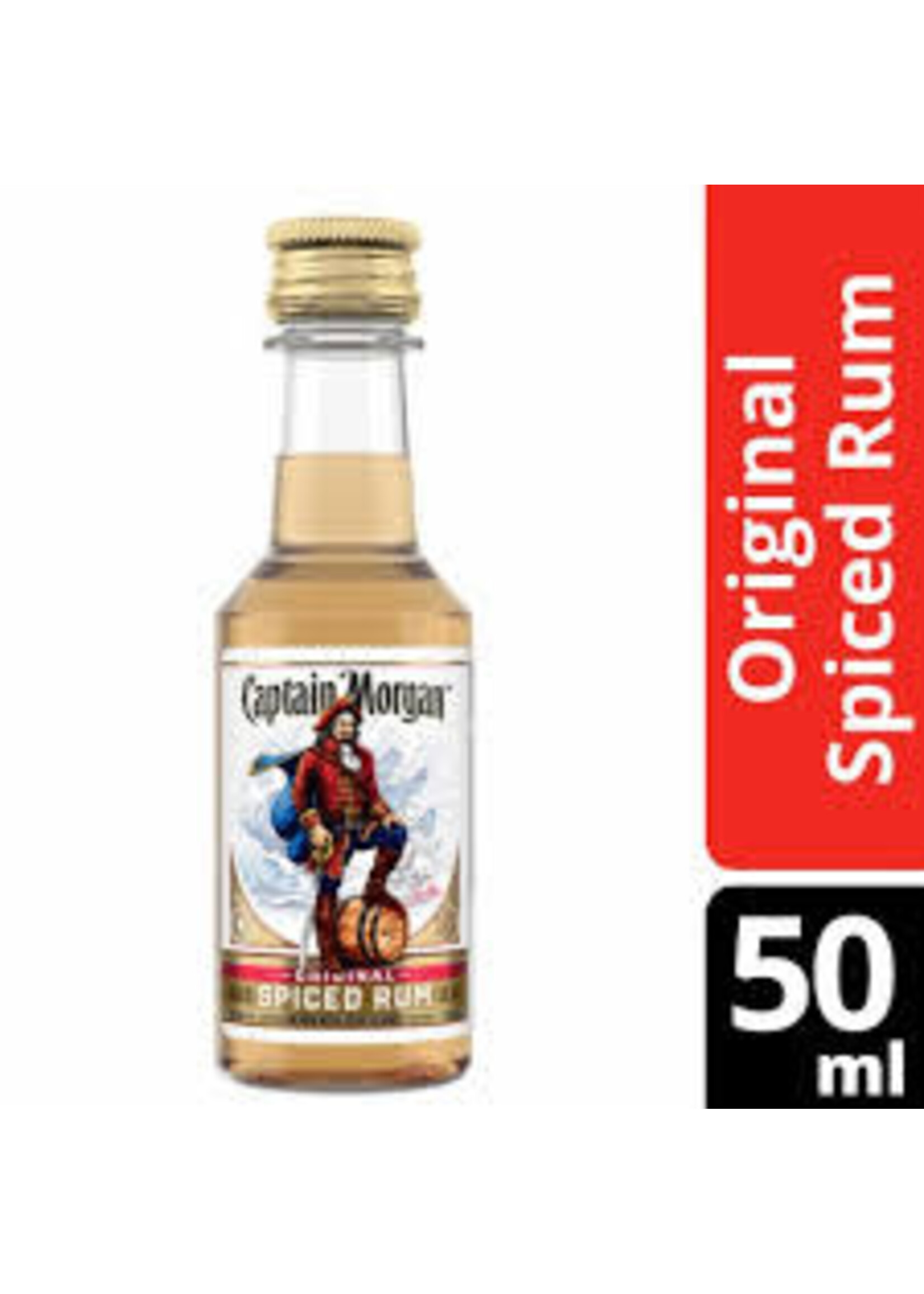 CAPT MORGAN CAPTAIN MORGAN	SPICED RUM 	.050L (50ML)