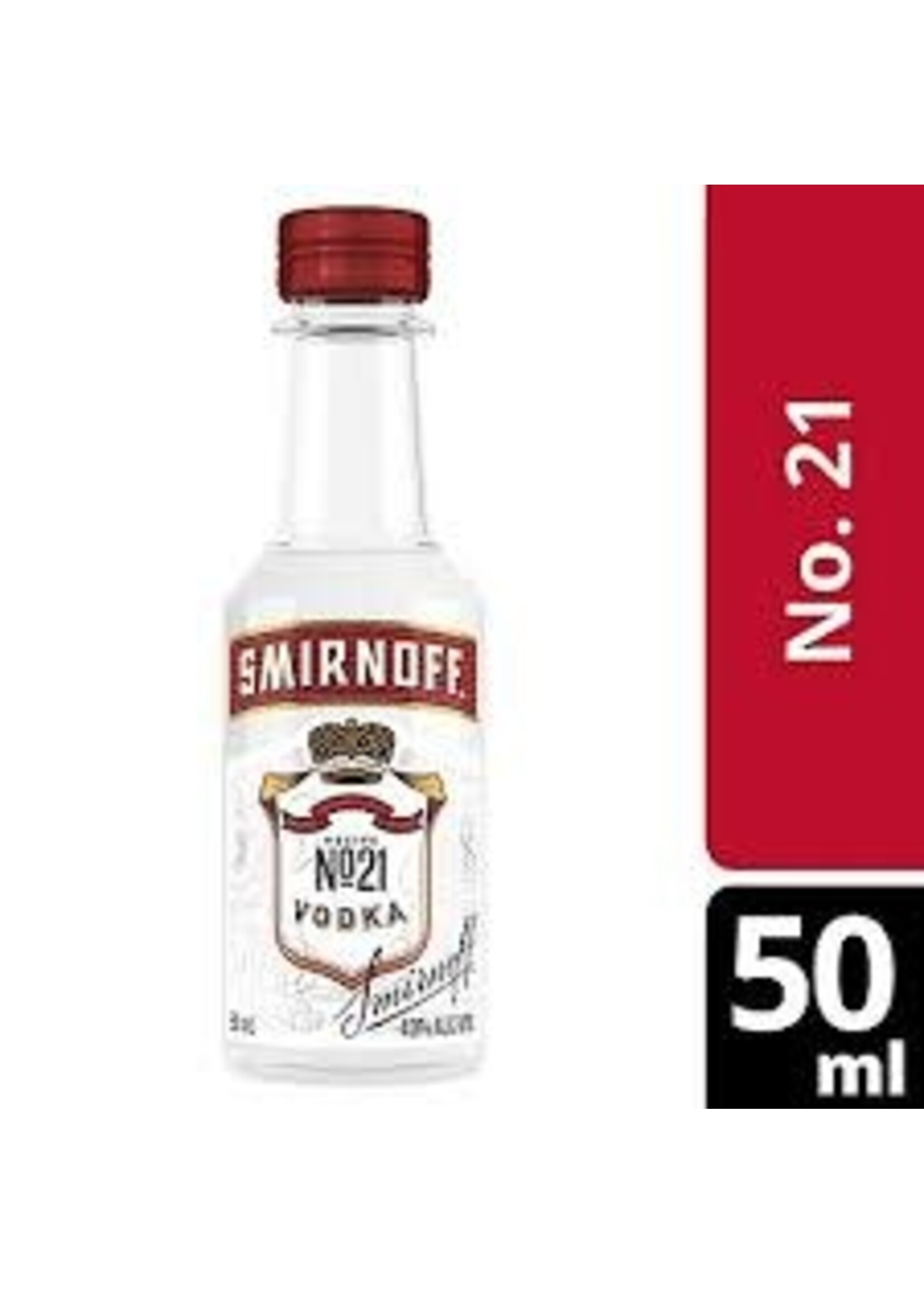 SMIRNOFF SMIRNOFF N21  VODKA 80	.050L