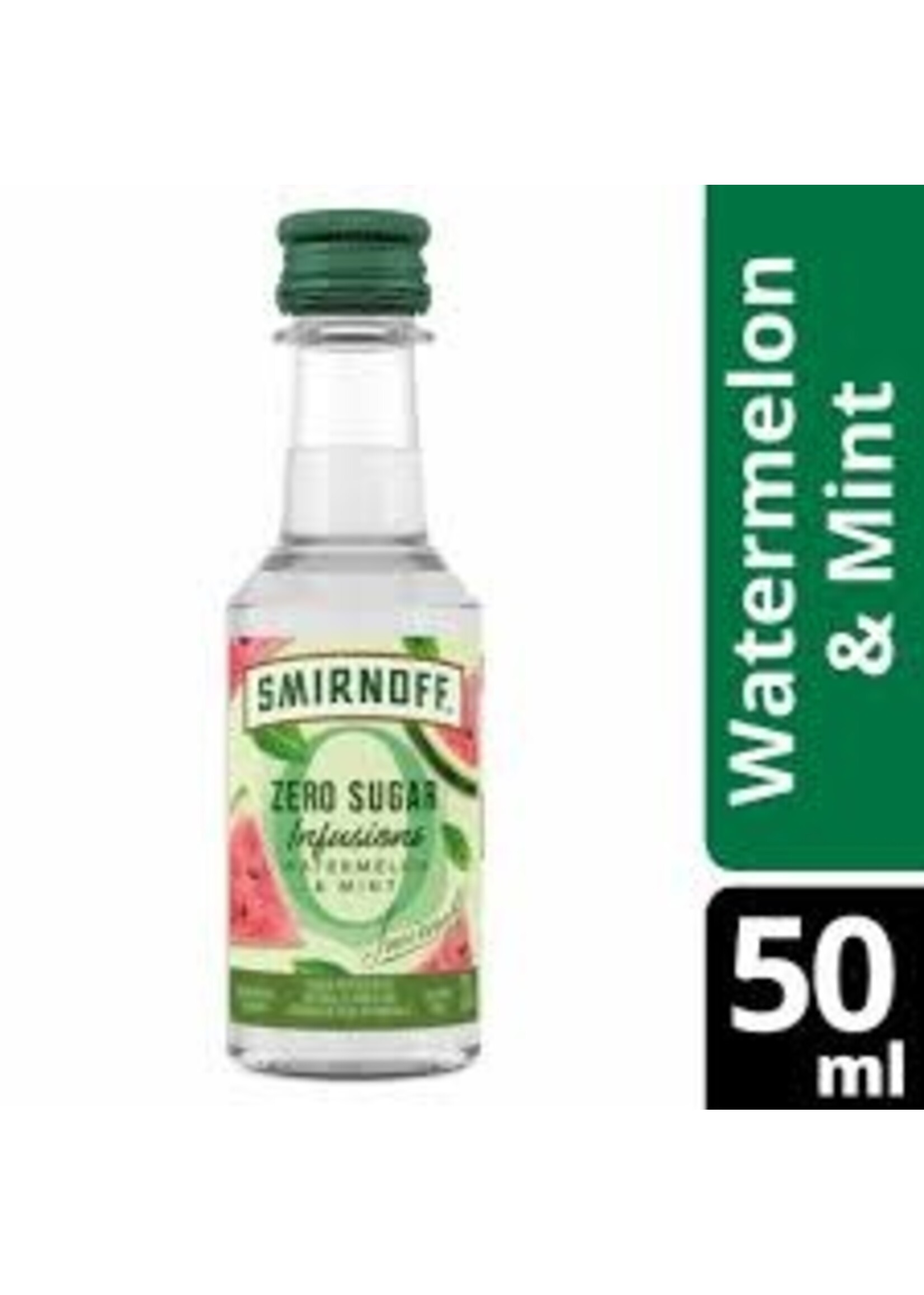 SMIRNOFF SMIRNOFF ZERO SUGAR WATERMELON MINT  .050L (50ML)