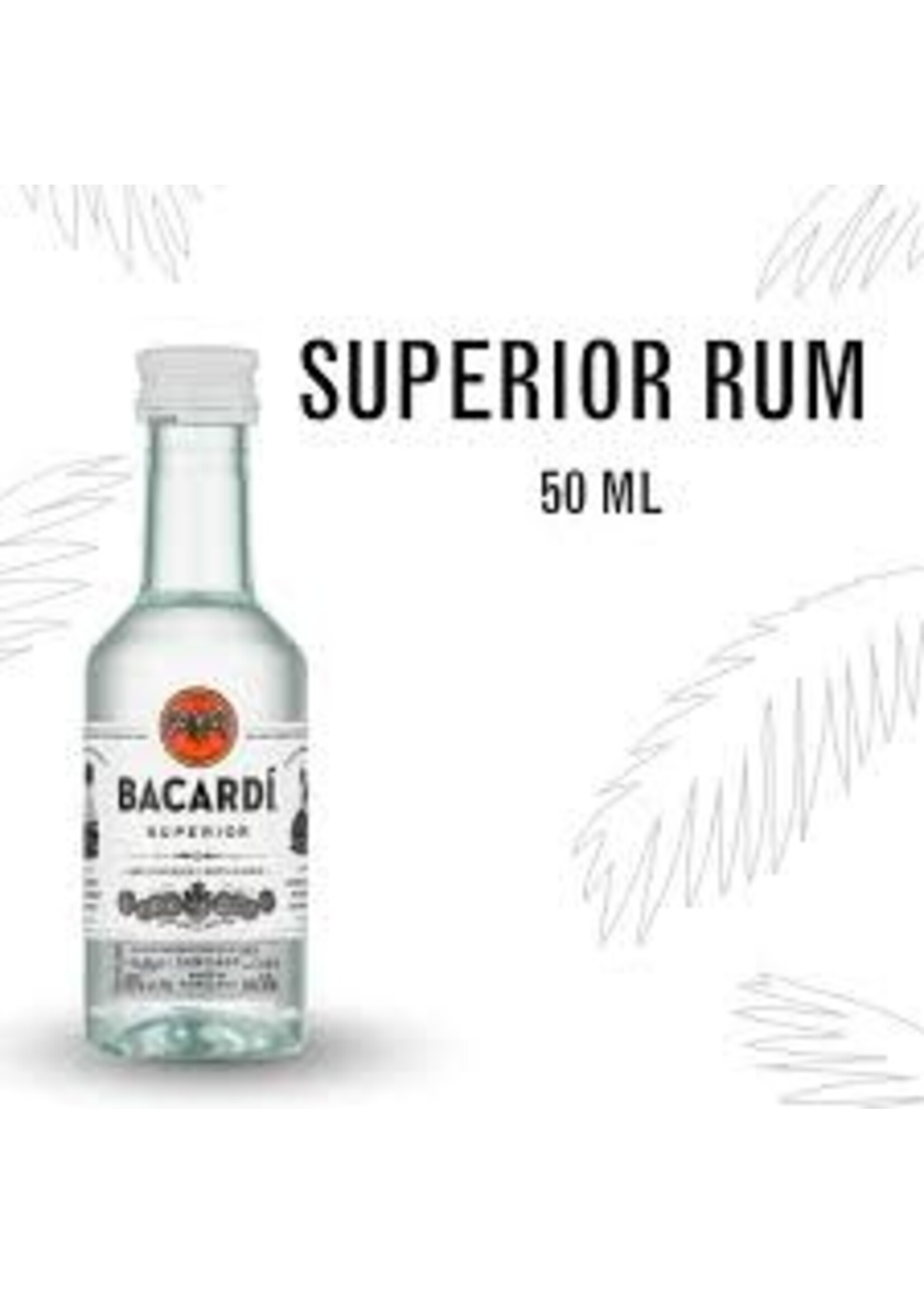 BACARDI BACARDI	SUPERIOR LIGHT RUM	.050L