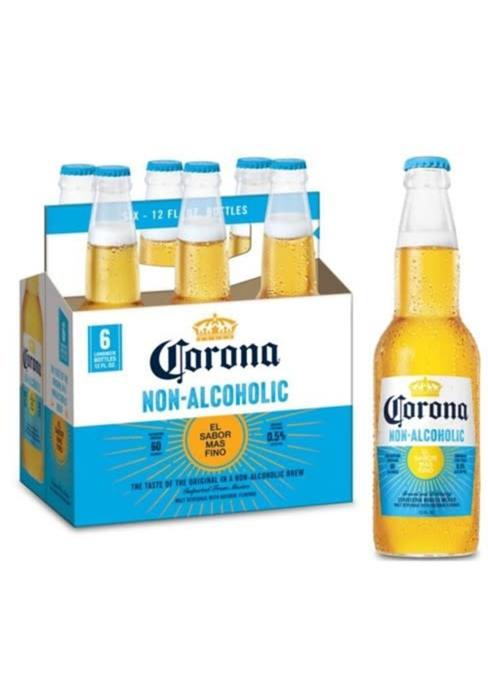 CORONA EXTRA CORONA NON-ALCH. 6PK 12OZ BTLS