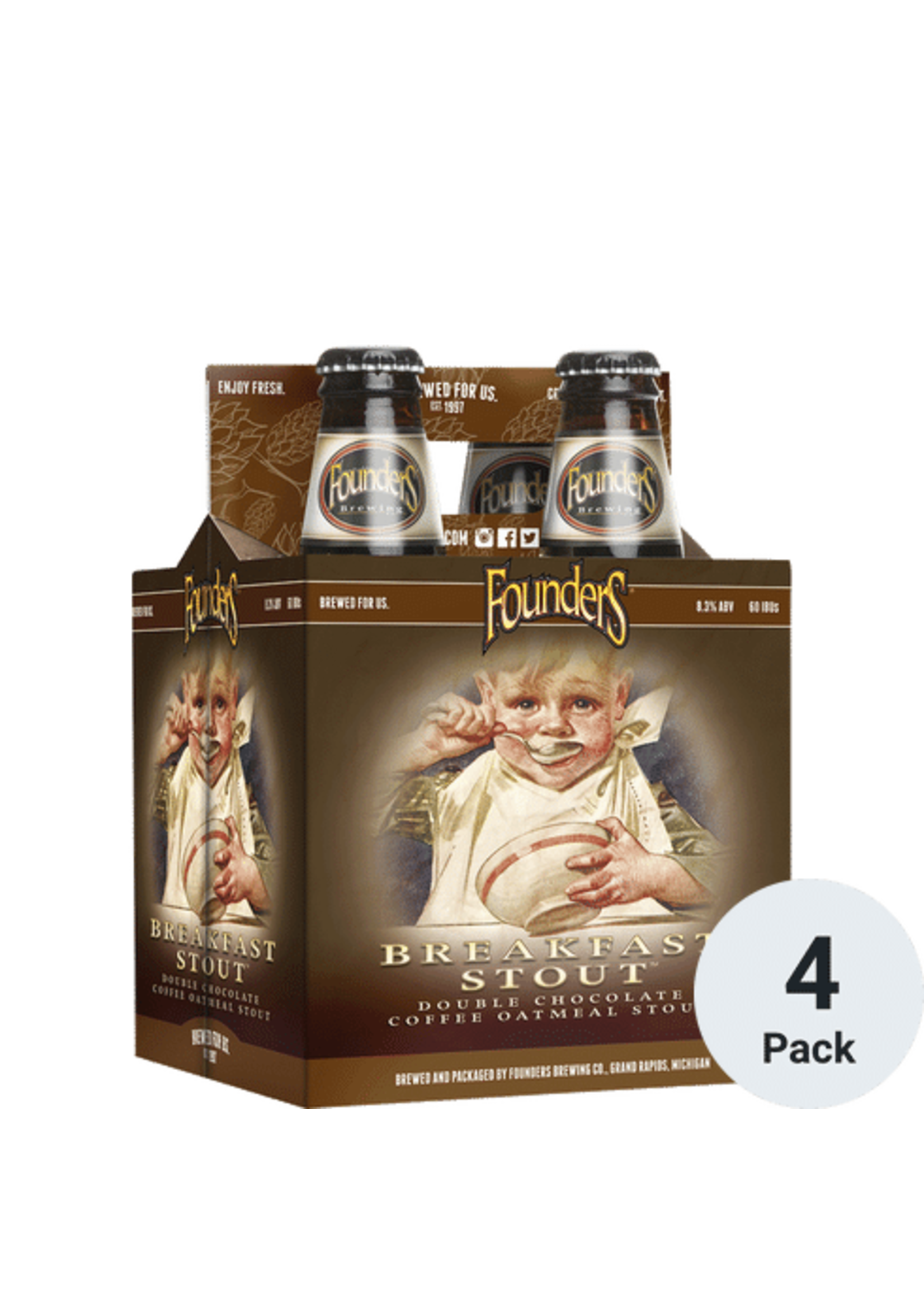 FOUNDERS FOUNDERS BREAKFAST STOUT 4PK