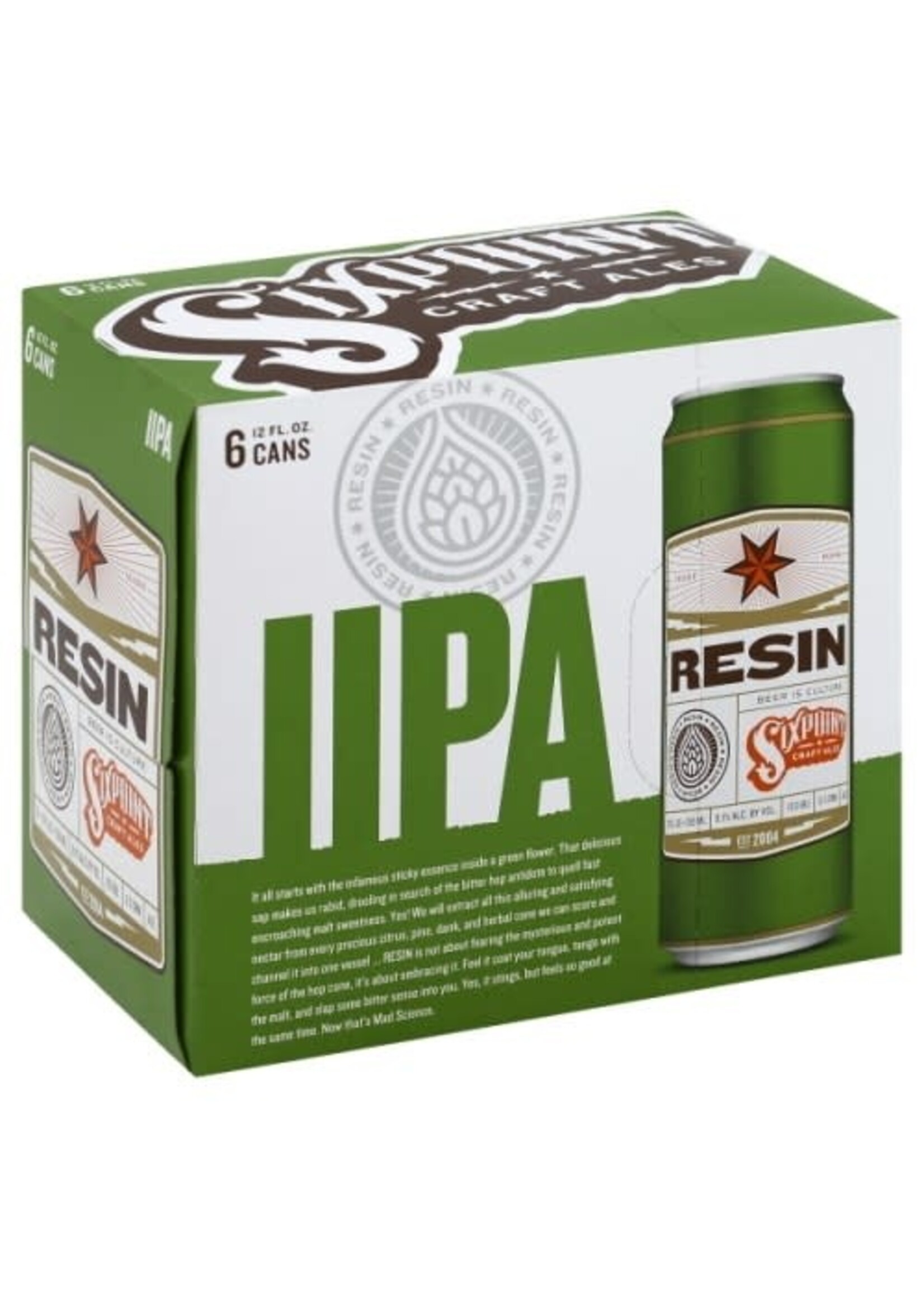 SIXPOINT SIXPOINT	RESIN 6PK	12 OZ