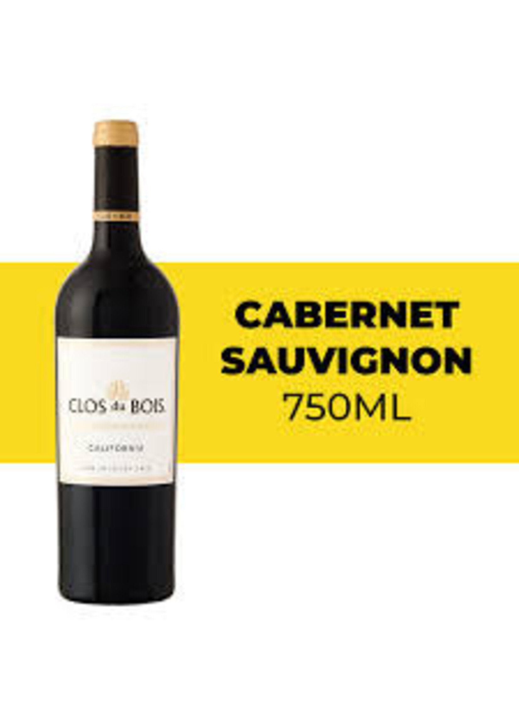 CLOS DU BOIS CLOS DU BOIS	CABERNET	.750L