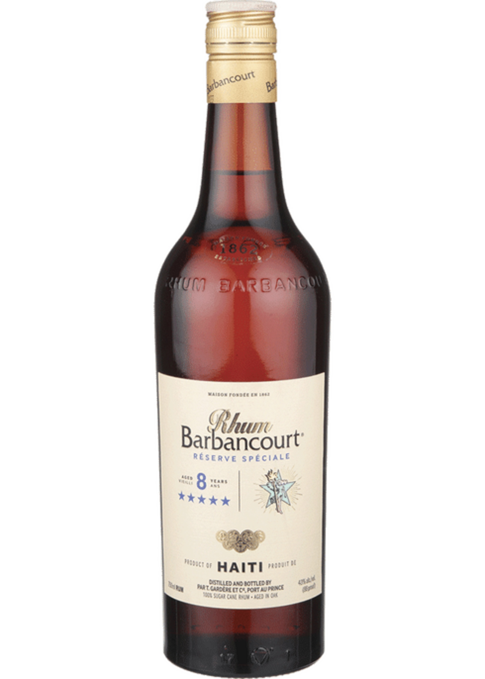 BARBANCOURT 5 STAR BARBANCOURT 5 STAR	RUM 8YR 	.750L