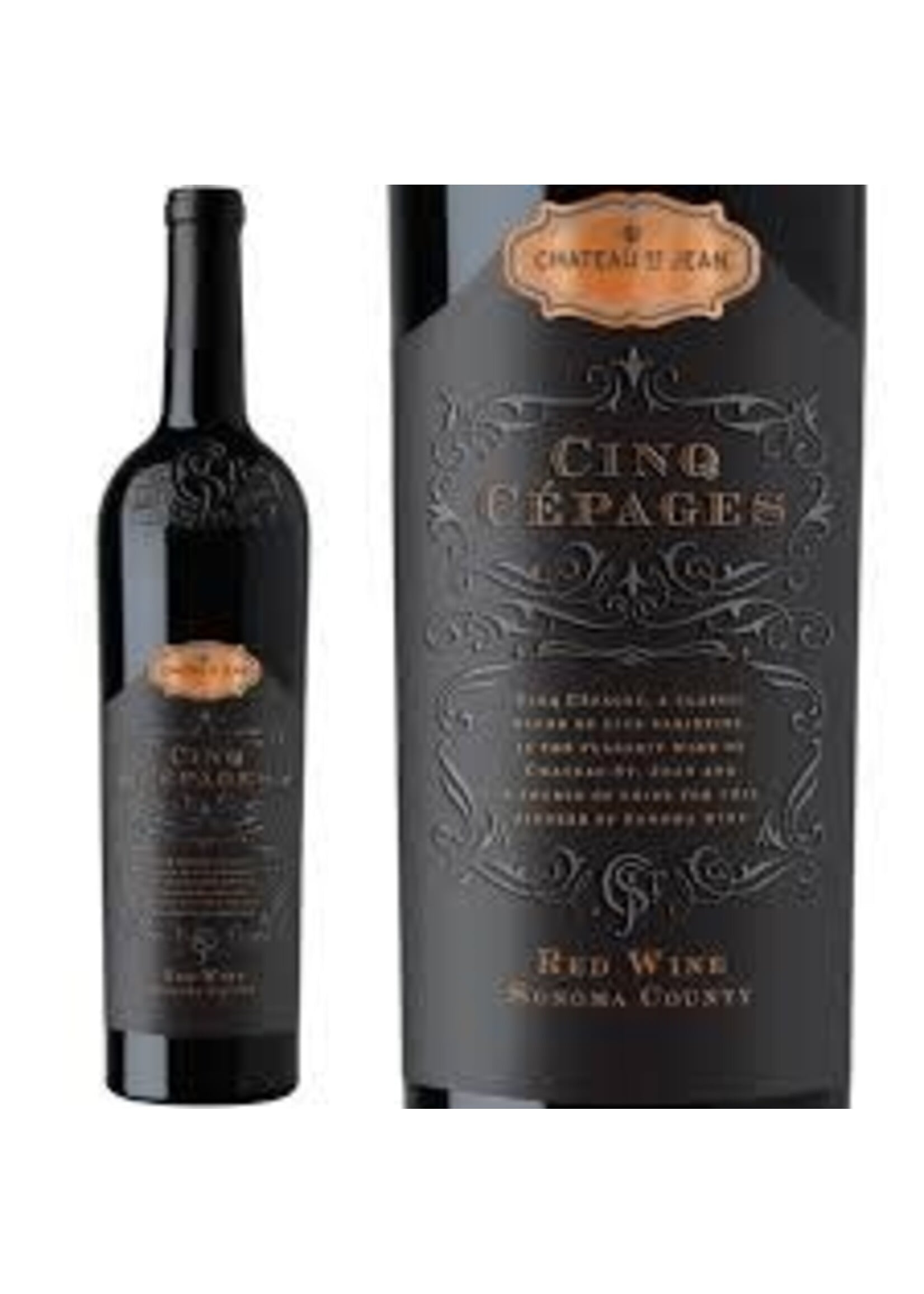 CHATEAU ST JEAN CINQ CEPAGES RED BLEND  	.750L