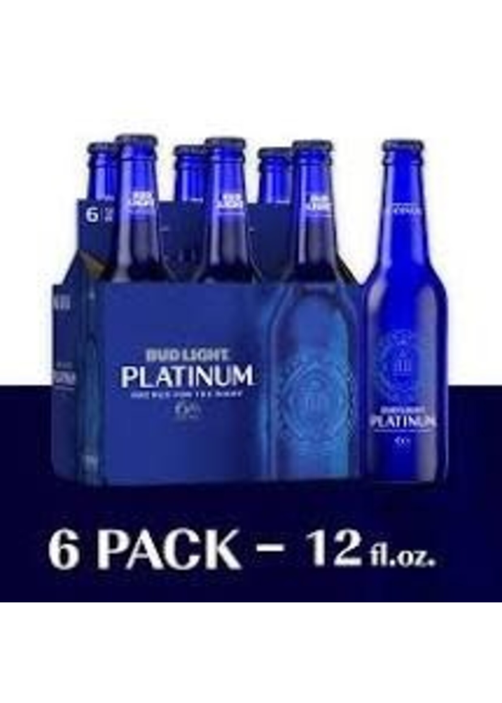BUD LIGHT BUD LIGHT	PLATINUM 6PK	12 OZ