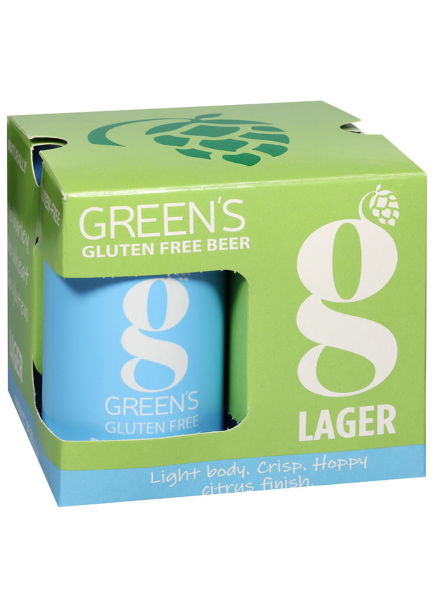 GREENS GLUTEN FREE DRY-HOP LAGER 4PK CANS