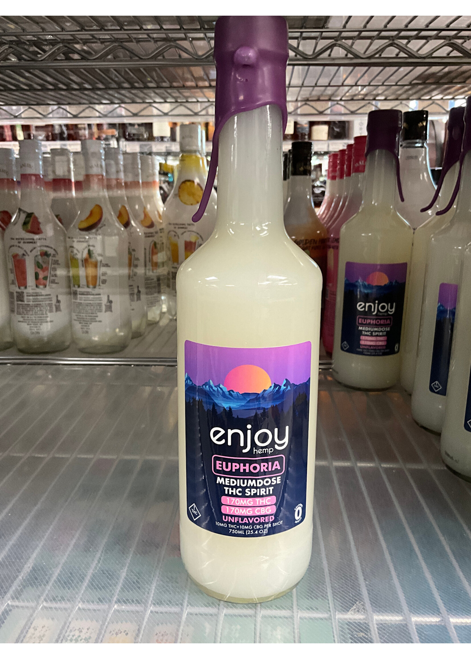 ENJOY HEMP EUPHORIA MEDIUMDOSE 170MG THC .750L