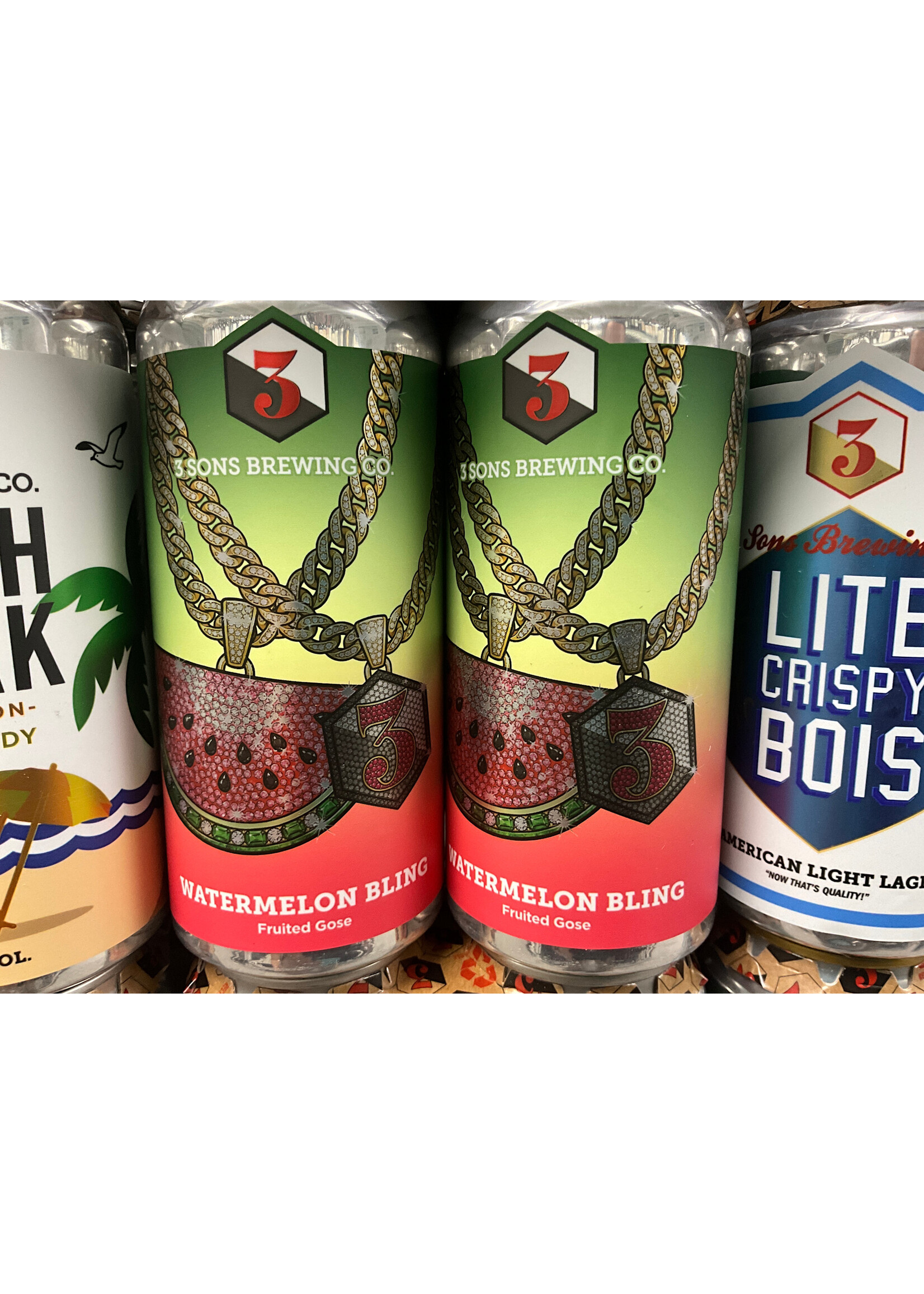 3 SONS WATERMELOM BLING 4PK 16OZ