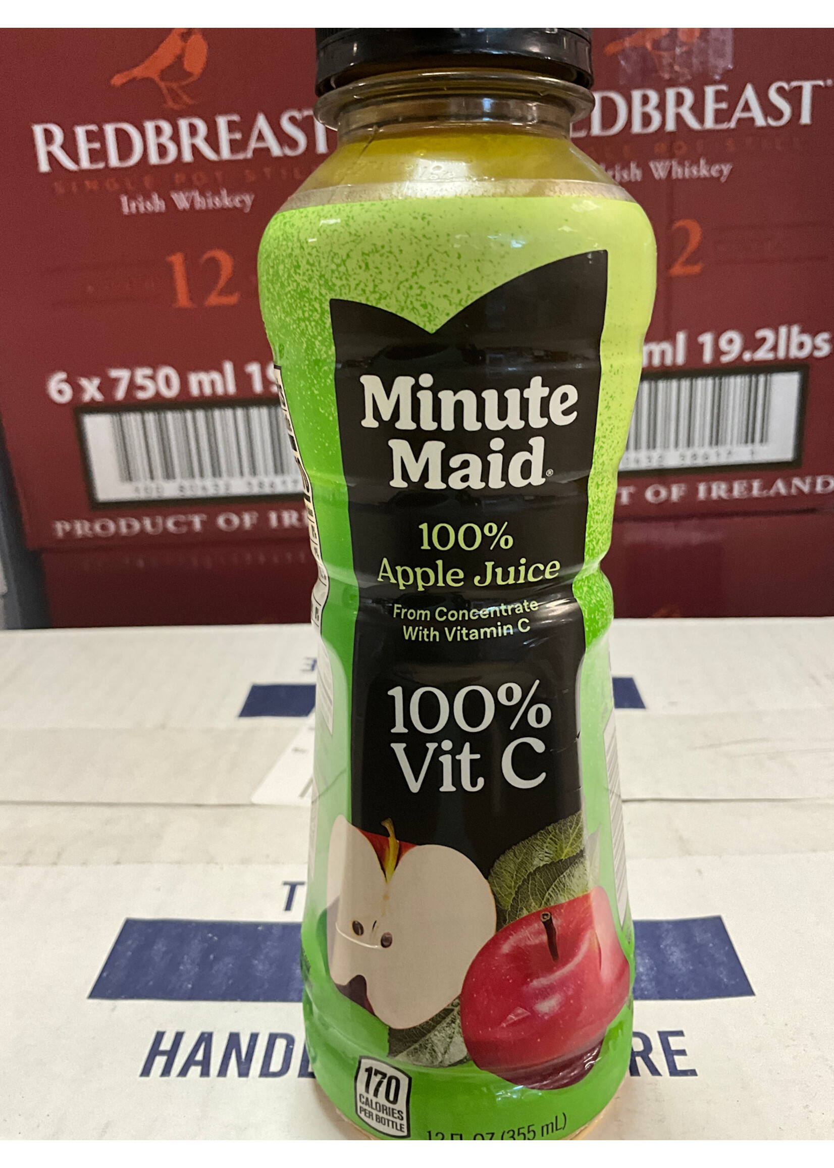 MINUTE MAID MINUTE MAID 100% APPLE JUICE	12 OZ
